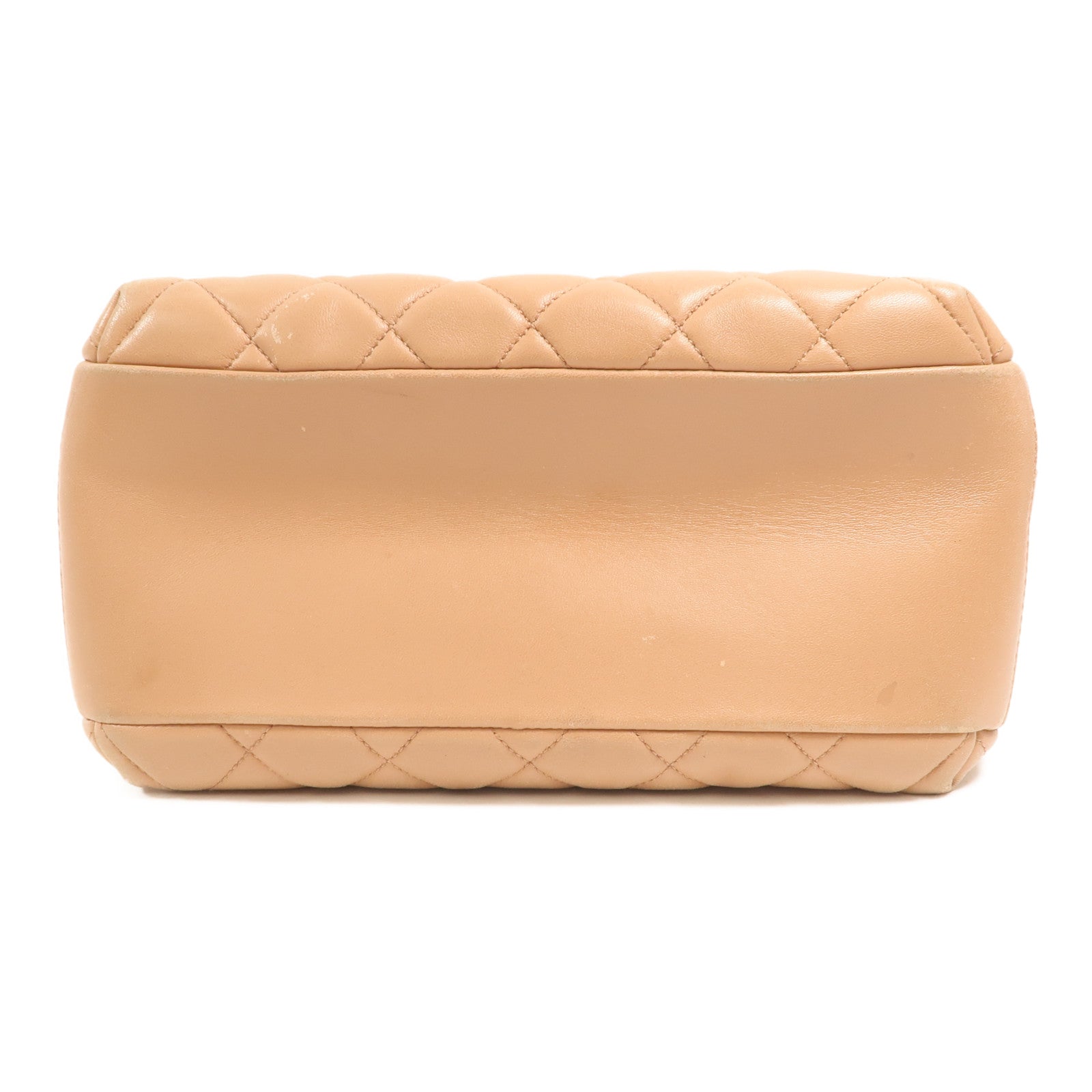 CHANEL 羊皮皮革Trendy CC Bowling金扣鏈帶手挽肩背兩用袋