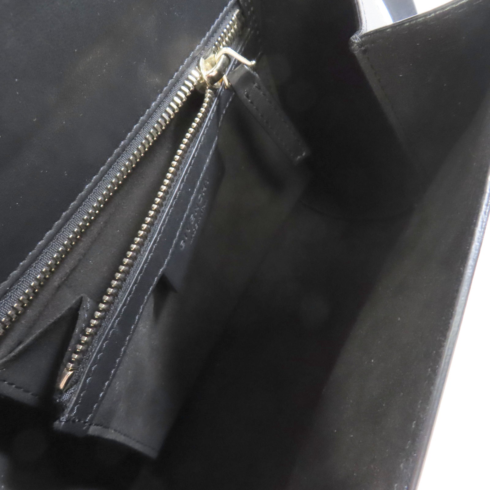 GIVENCHY 牛皮皮革Pandora Box Shoulder Bag金扣肩背袋黑色