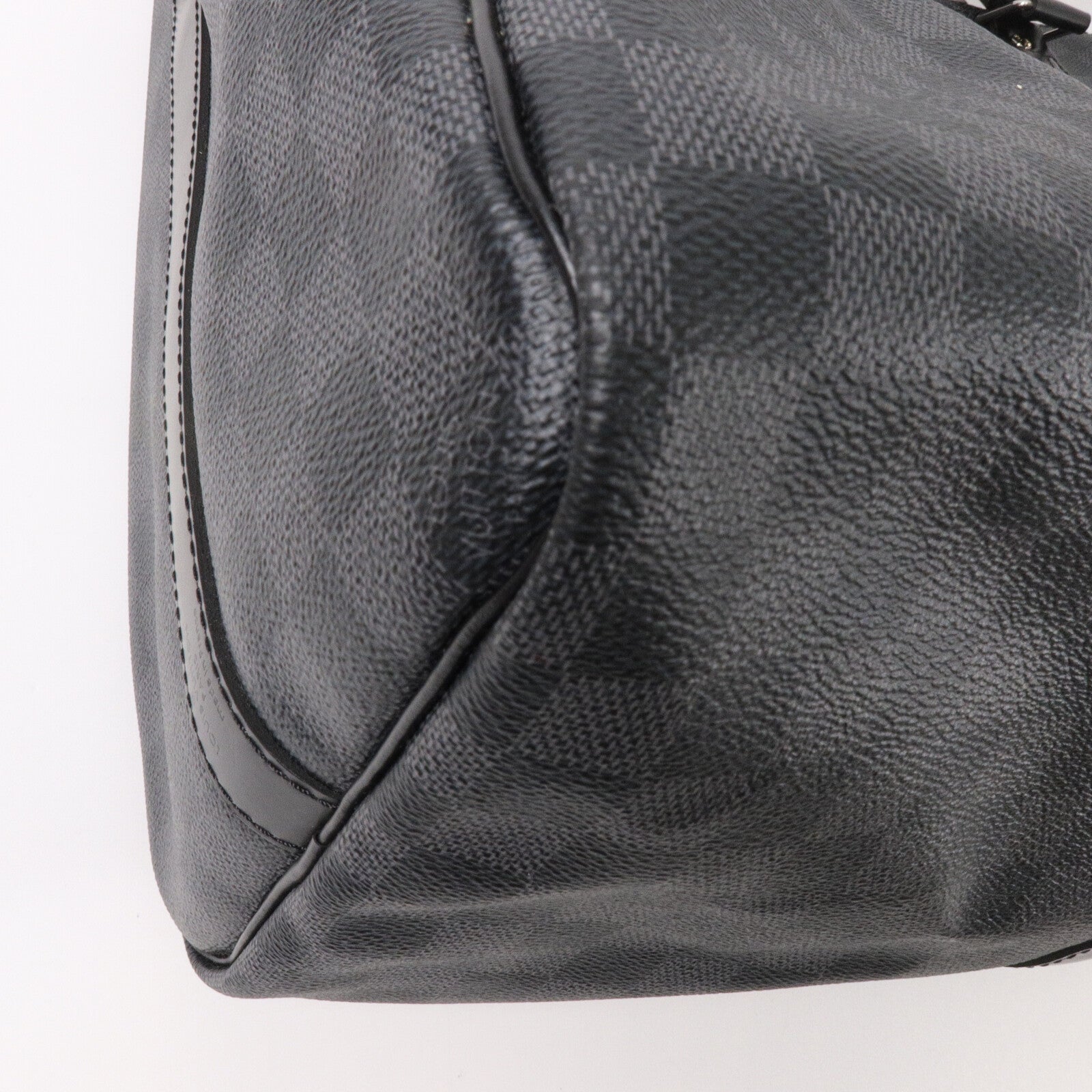 LOUIS VUITTON Damier Graphite Keepall 45 Bandouliere手挽肩背兩用袋