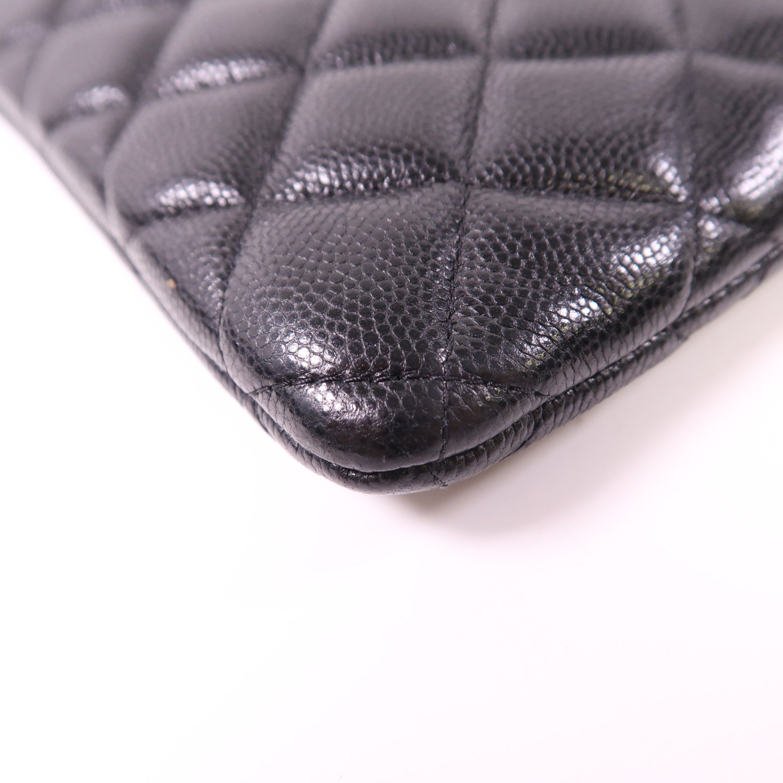 CHANEL 牛皮皮革Clutch金扣手拿包
