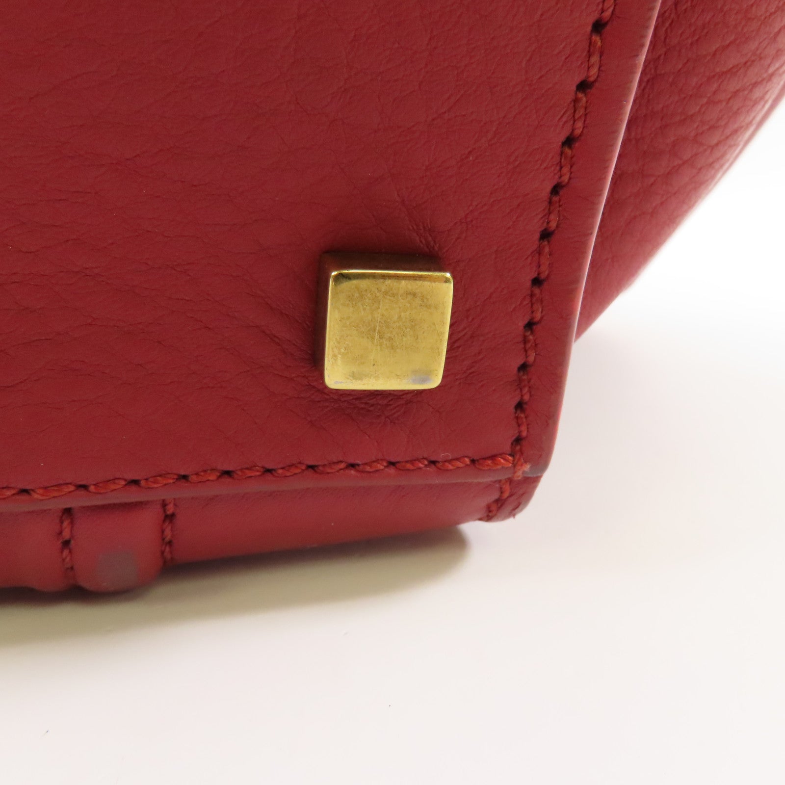 CELINE 牛皮皮革Small Square手挽袋