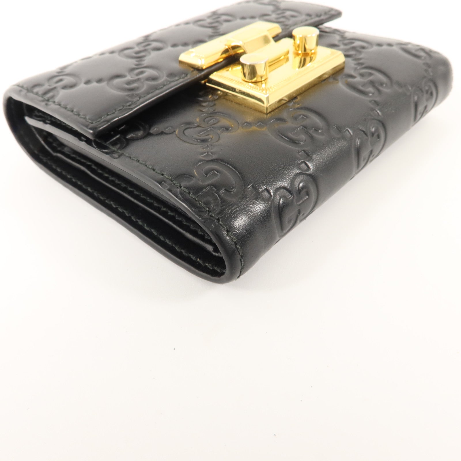 GUCCI 牛皮皮革Padlock Wallet錢包