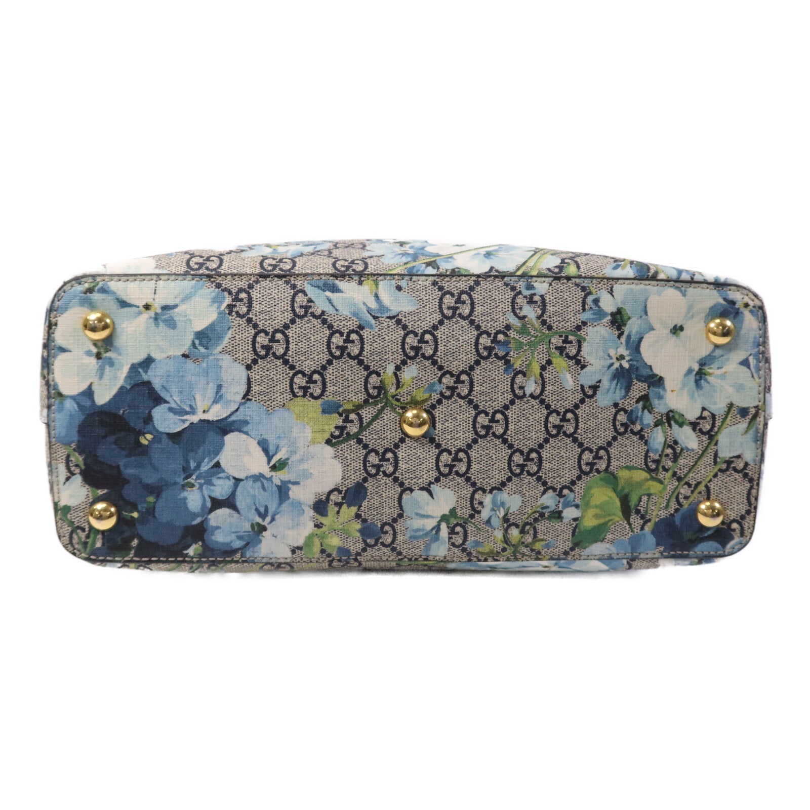 GUCCI 塗層帆布GG Supreme Blooms Tote Bag金扣手挽袋