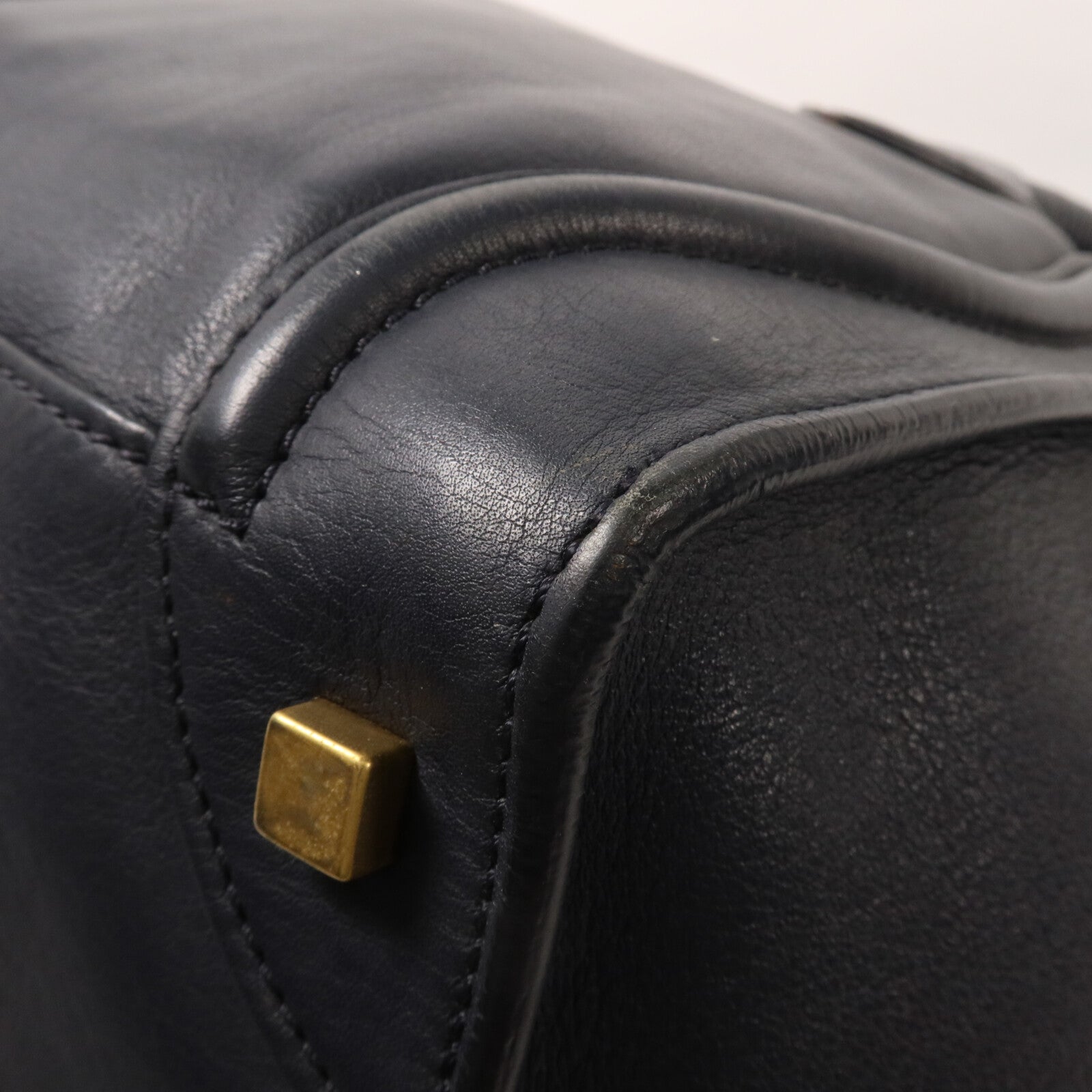 CELINE 牛皮皮革Micro Luggage手挽袋
