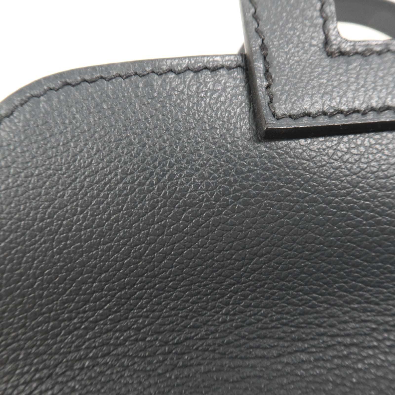 HERMES Evercolor皮革Halzan 25銀扣手挽肩背兩用袋