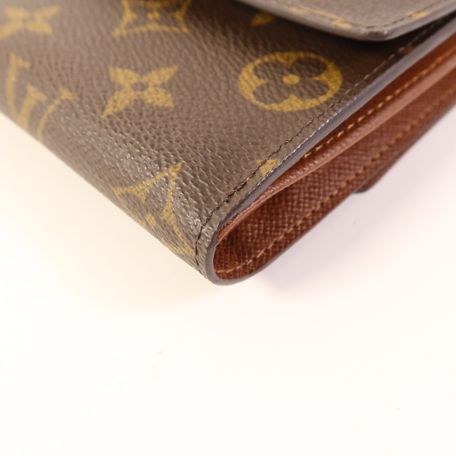 LOUIS VUITTON Monogram Portefeuille Elise Wallet金扣錢包