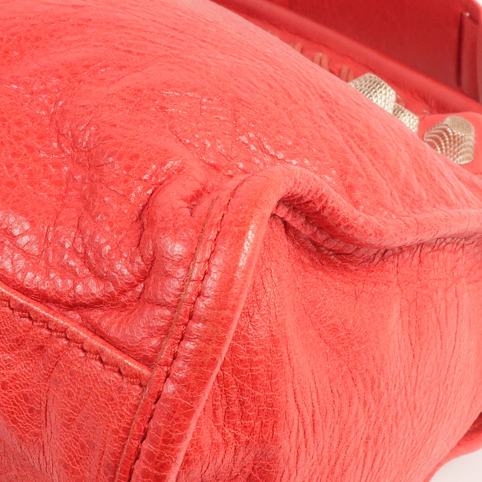 BALENCIAGA 牛皮皮革Giant City Bag銀扣手挽肩背兩用袋