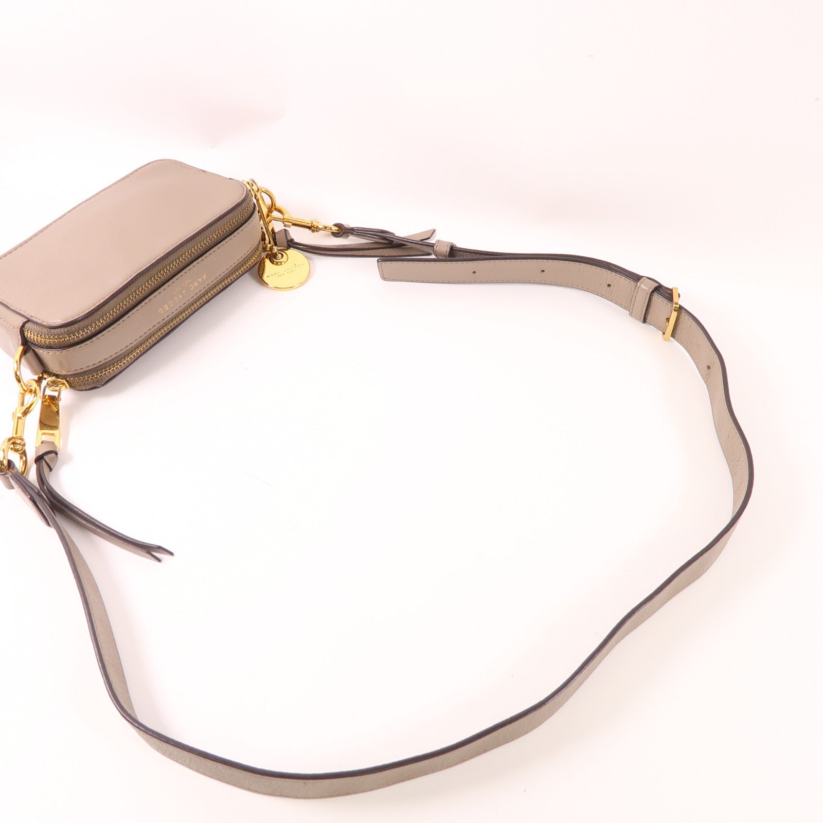 MARC JACOBS 牛皮皮革Shoulder Bag金扣肩背袋