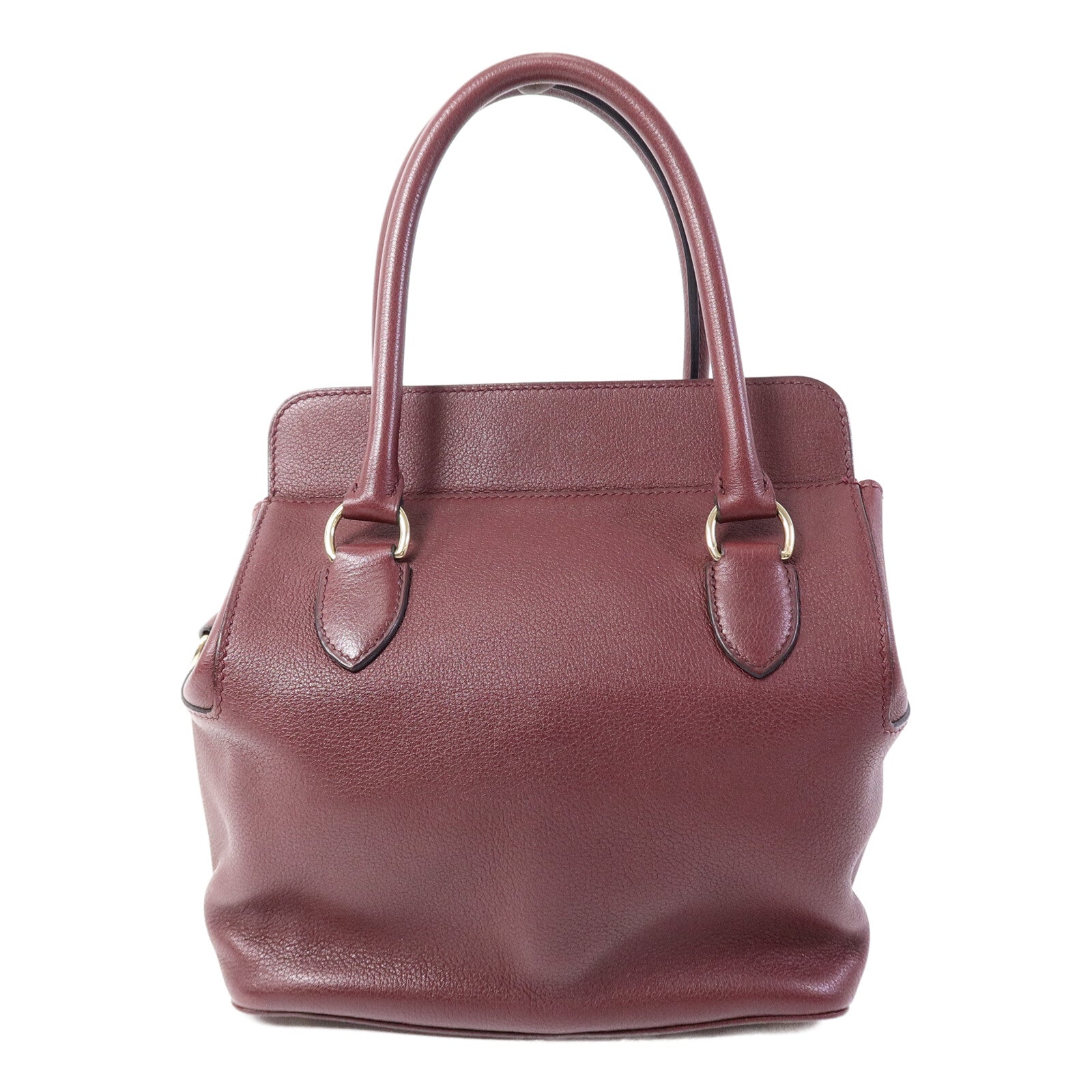 HERMES Evercolor皮革Tool Box 20手挽肩背兩用袋Dark Red