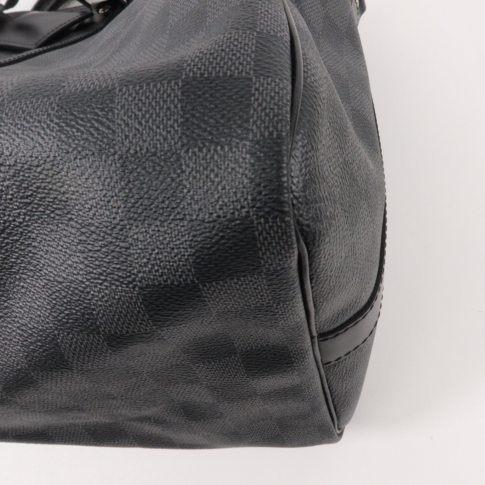 LOUIS VUITTON Damier Graphite Keepall 45 Bandouliere手挽肩背兩用袋