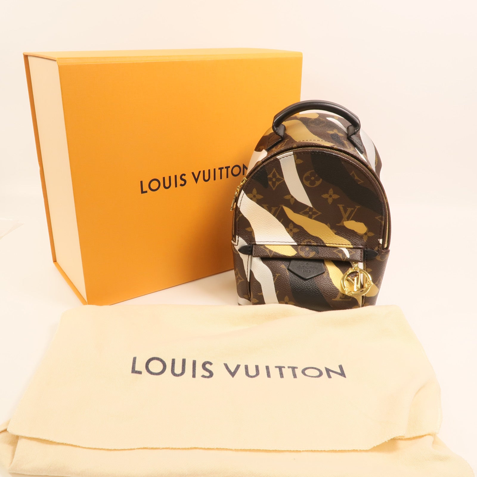 LOUIS VUITTON Monogram LVxLoL Palm Springs Backpack金扣背包