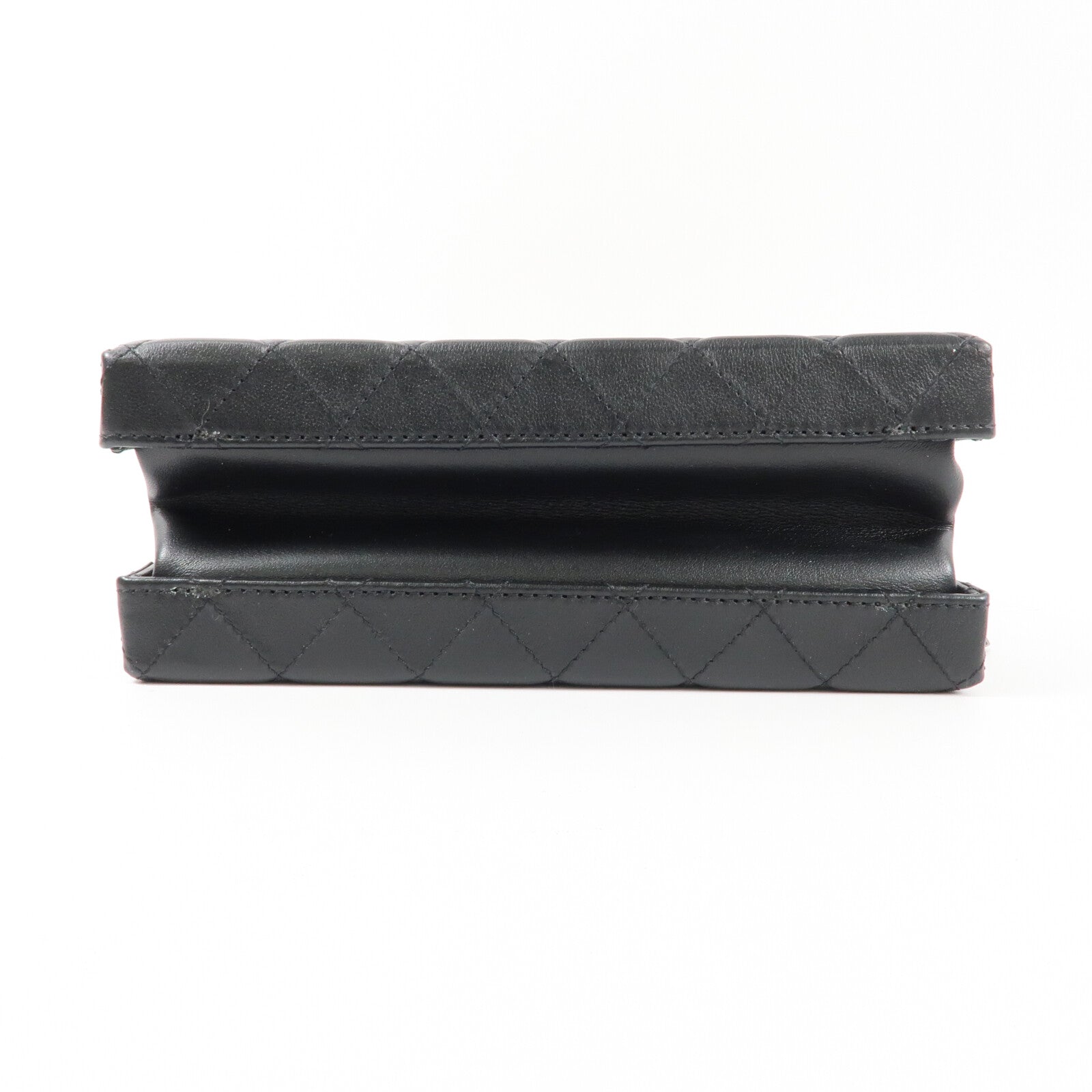 CHANEL 牛皮皮革Vanity Case金扣手挽肩背兩用袋