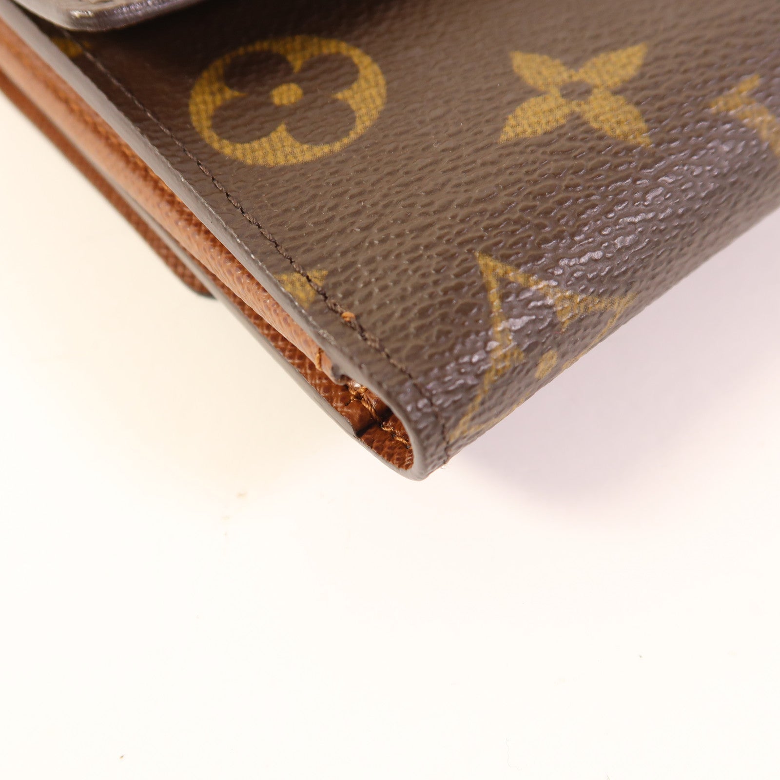 LOUIS VUITTON Monogram Portefeuille Elise Wallet金扣錢包