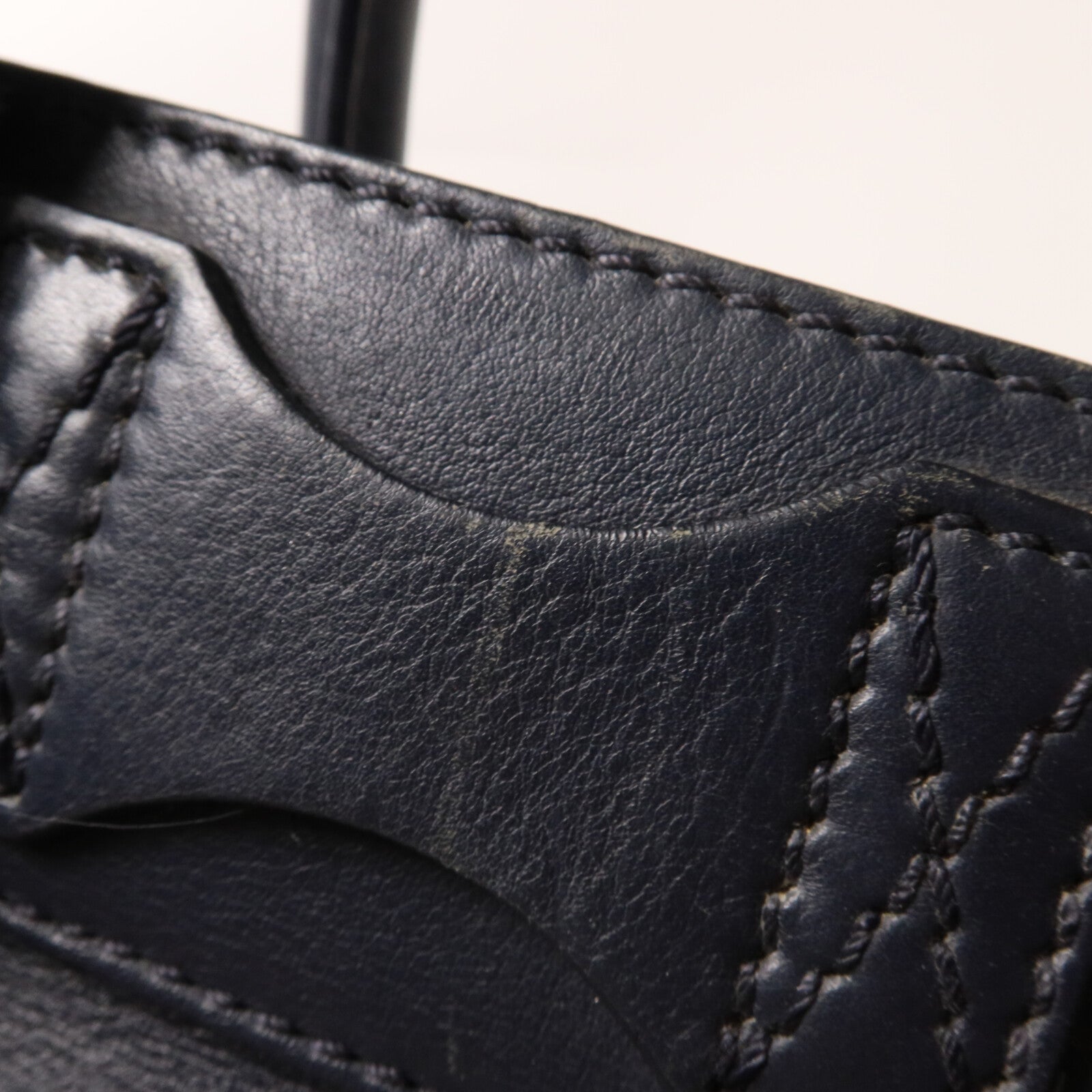 CELINE 牛皮皮革Micro Luggage手挽袋