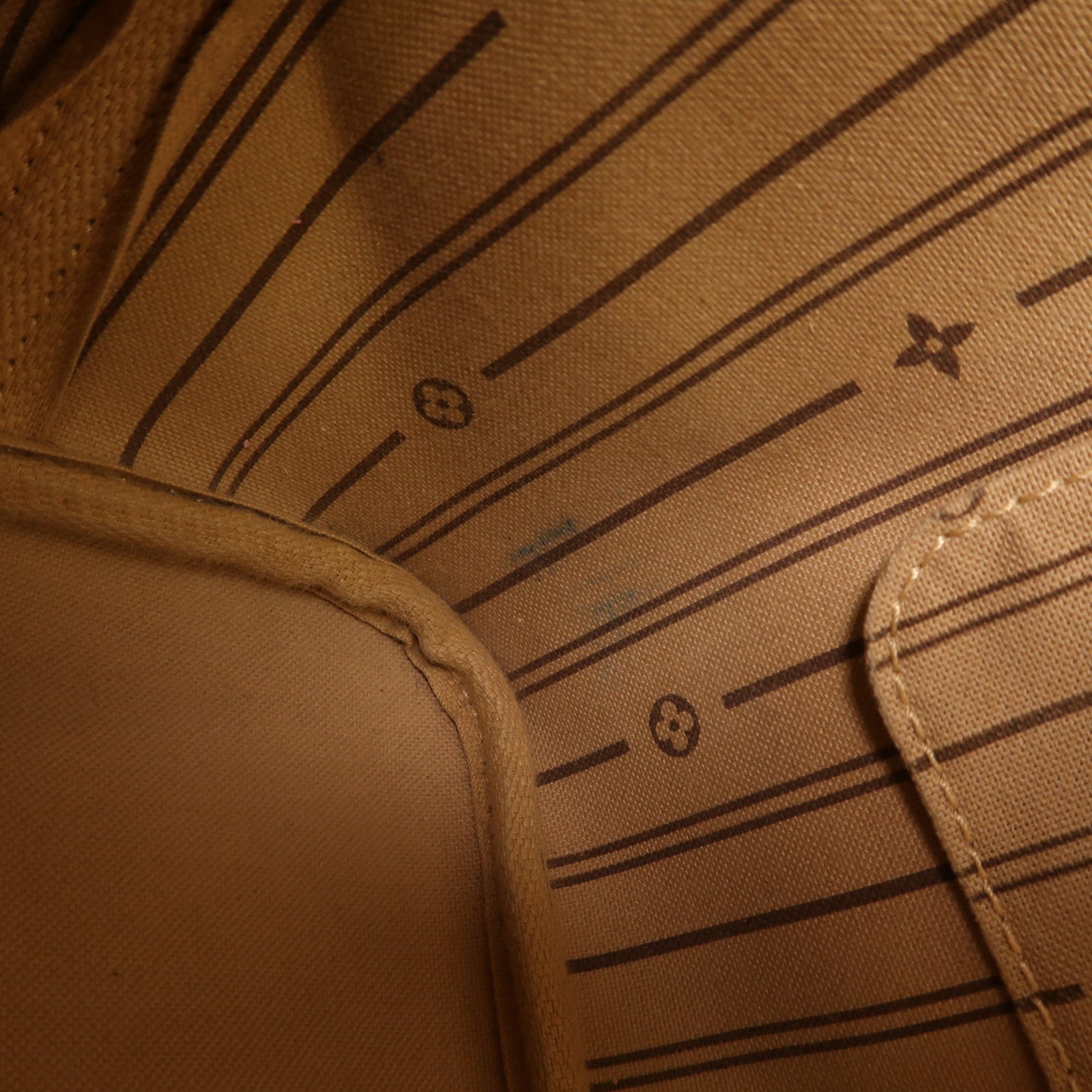 LOUIS VUITTON Monogram Neverfull MM金扣手挽袋