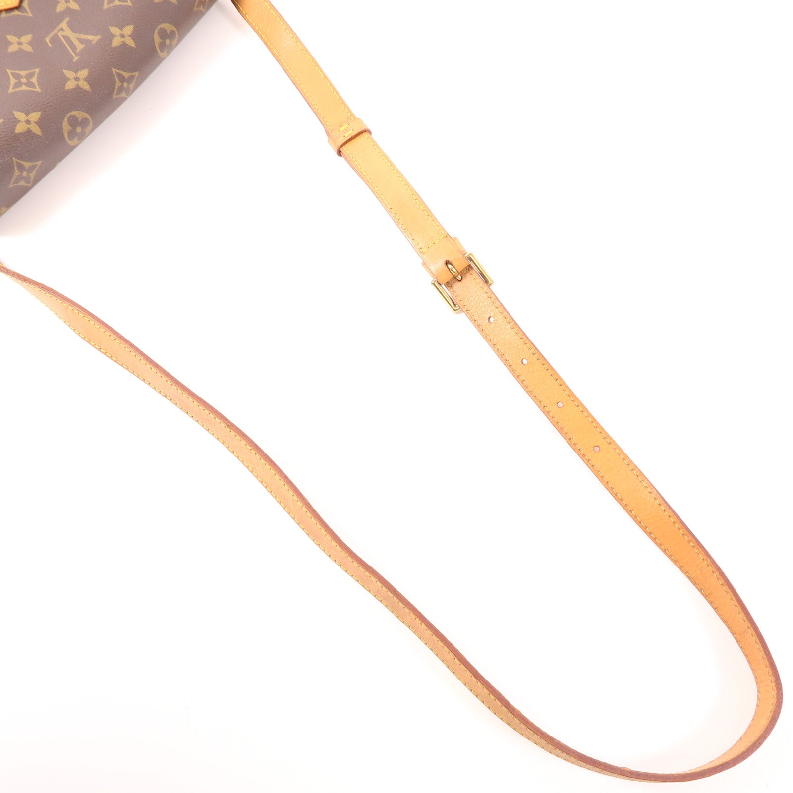 LOUIS VUITTON Monogram Saint Cloud GM金扣肩背袋