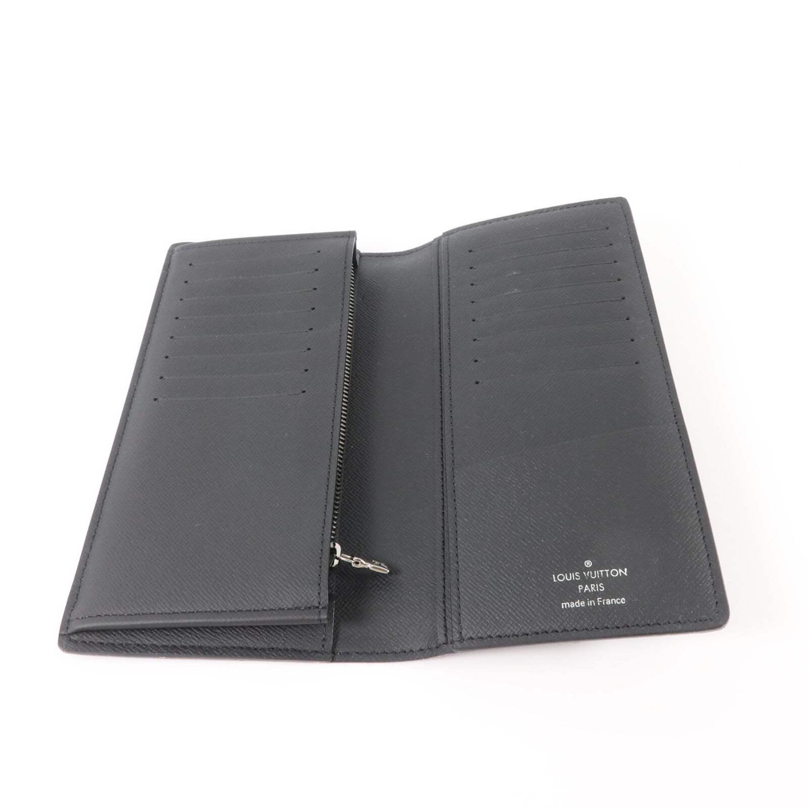 LOUIS VUITTON Monogram Eclipse Brazza長錢包