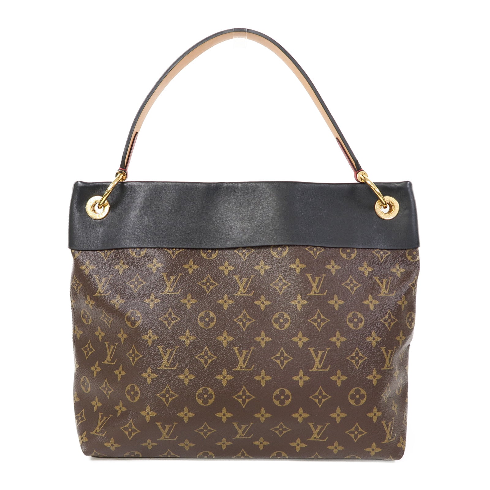 LOUIS VUITTON Monogram Tuileries Hobo金扣肩背袋啡色