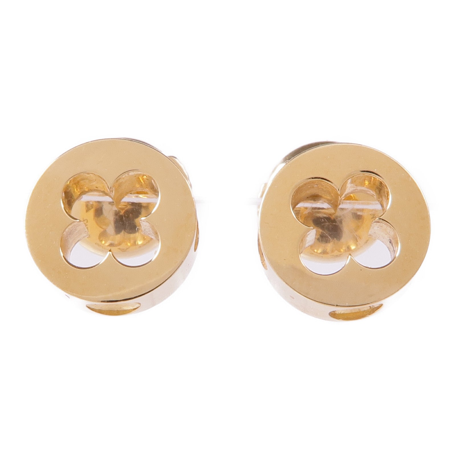 LOUIS VUITTON 18K黃金Empreinte Ear Studs耳環