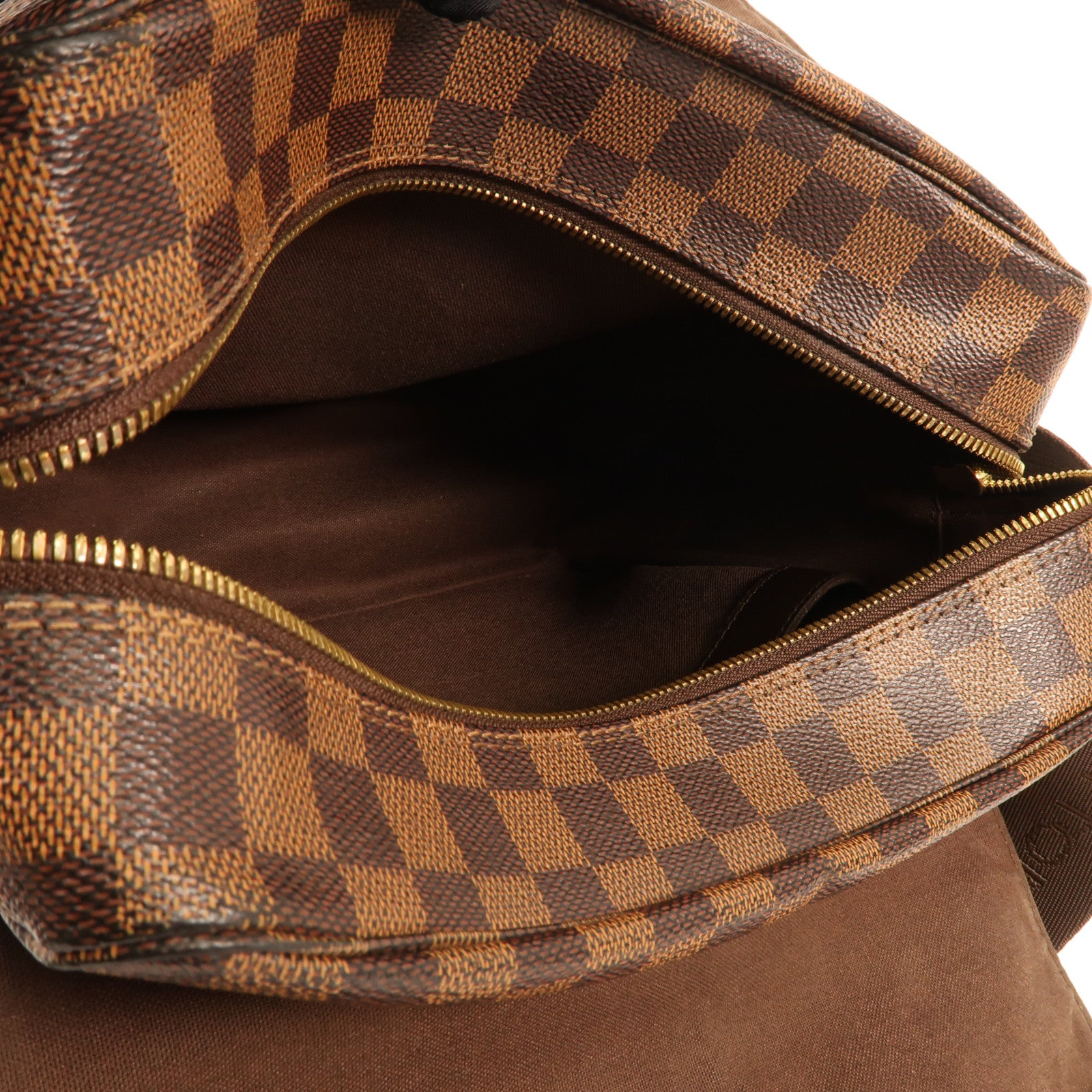 LOUIS VUITTON Damier Naviglio金扣肩背袋