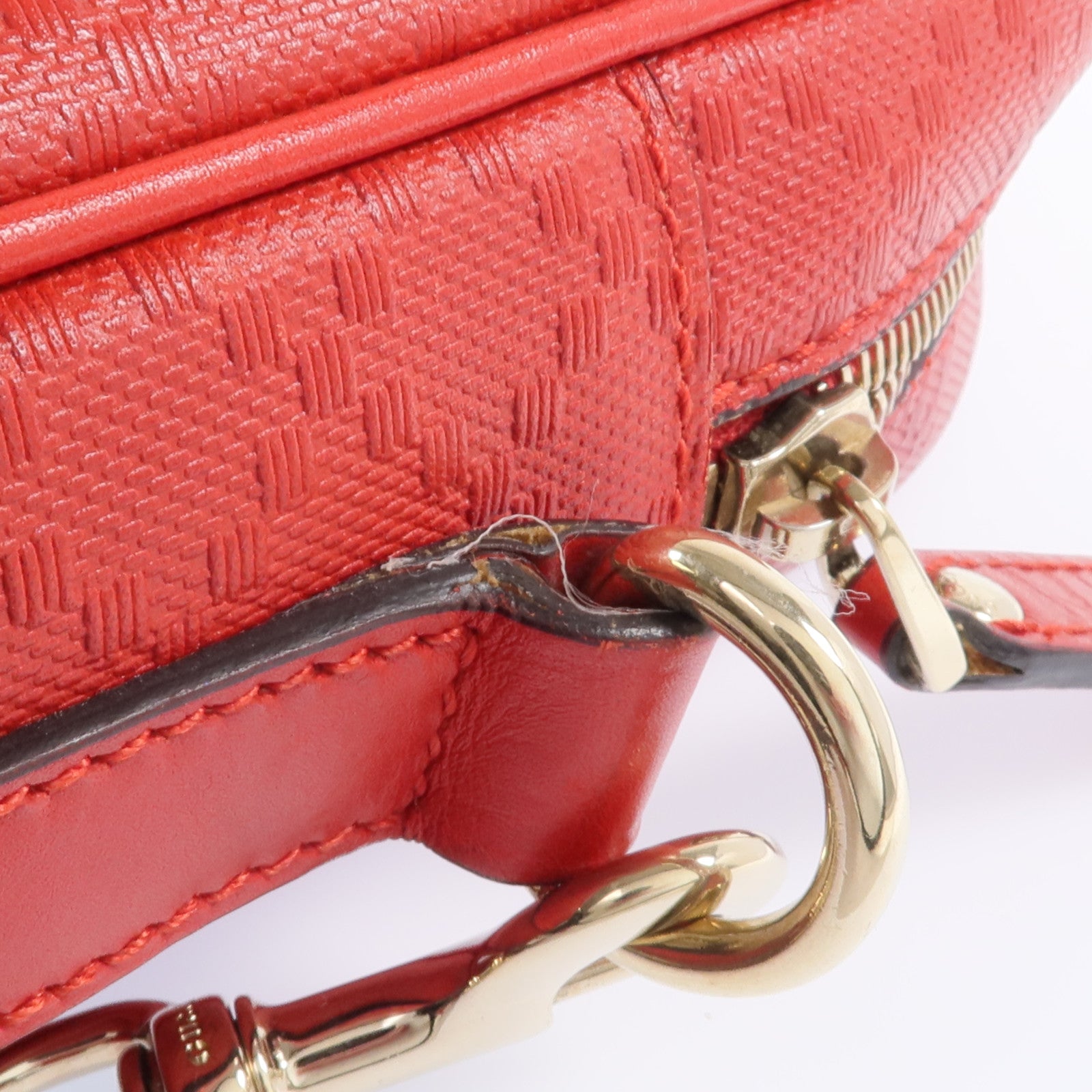 GUCCI 皮革Diamante金扣手挽肩背兩用袋