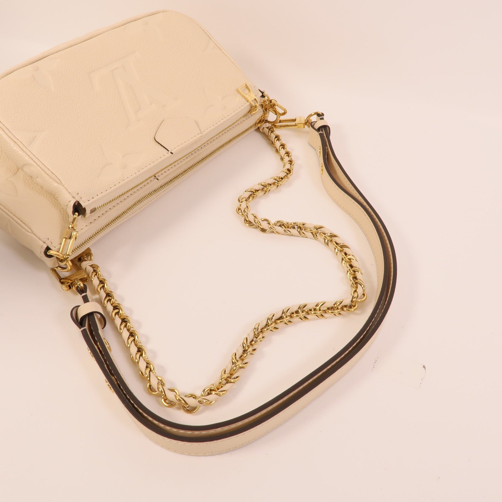 LOUIS VUITTON Monogram Empreinte Multi Pochette Accessoires手挽肩背兩用袋
