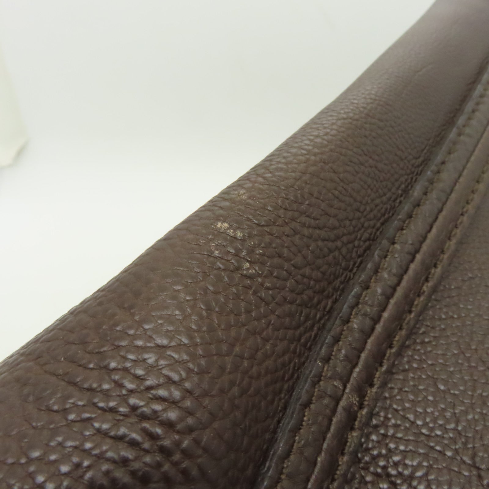 Chloe 【清倉大減價】牛皮皮革Shoulder Bag金扣肩背袋啡色
