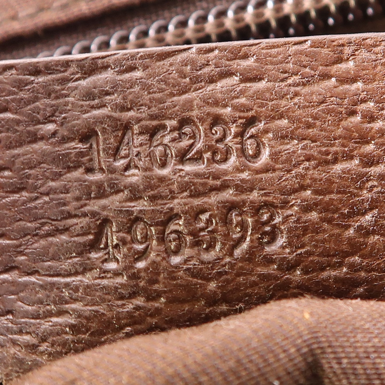 GUCCI GG SHW Shoulder Bag 146236 Canvas Brown