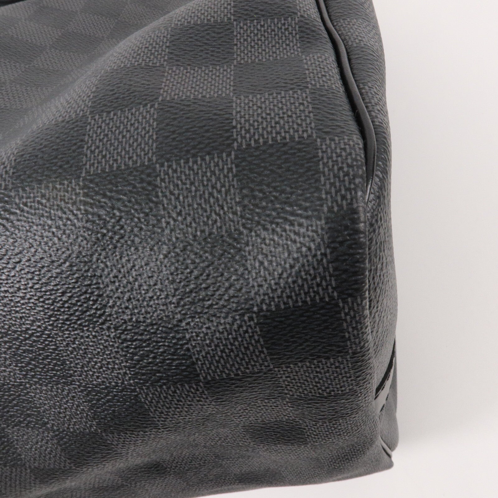 LOUIS VUITTON Damier Graphite Keepall 45 Bandouliere手挽肩背兩用袋