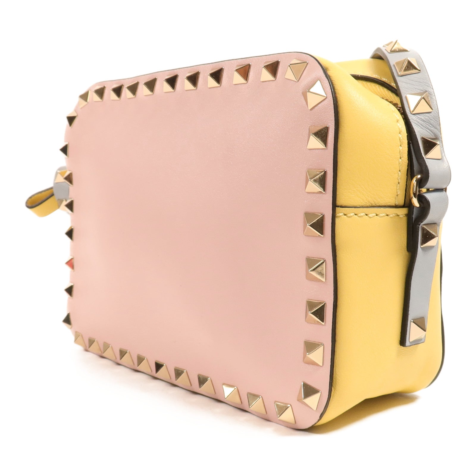 Valentino 牛皮皮革Shoulder Bag金扣肩背袋