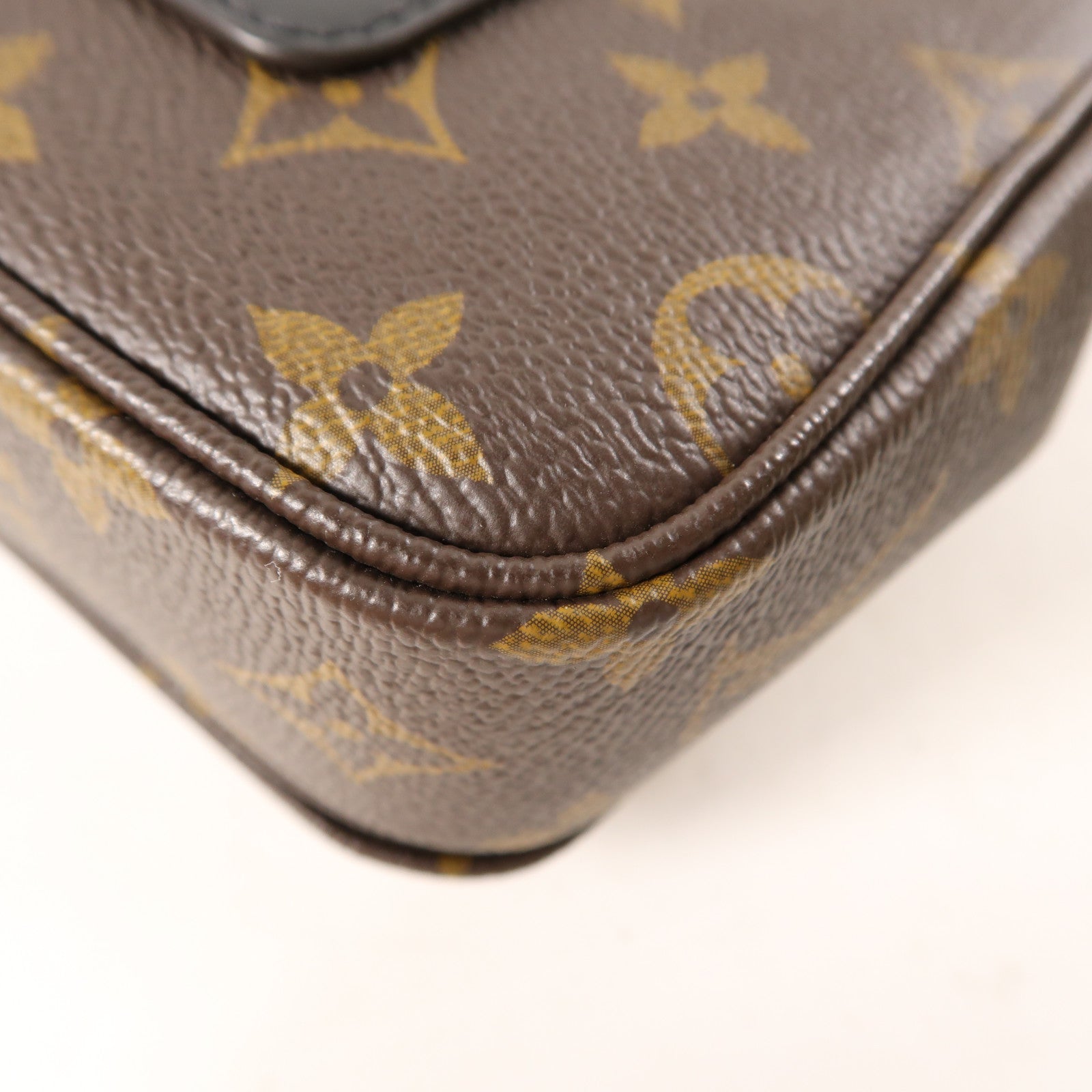 LOUIS VUITTON Monogram Marceau金扣肩背袋棕色