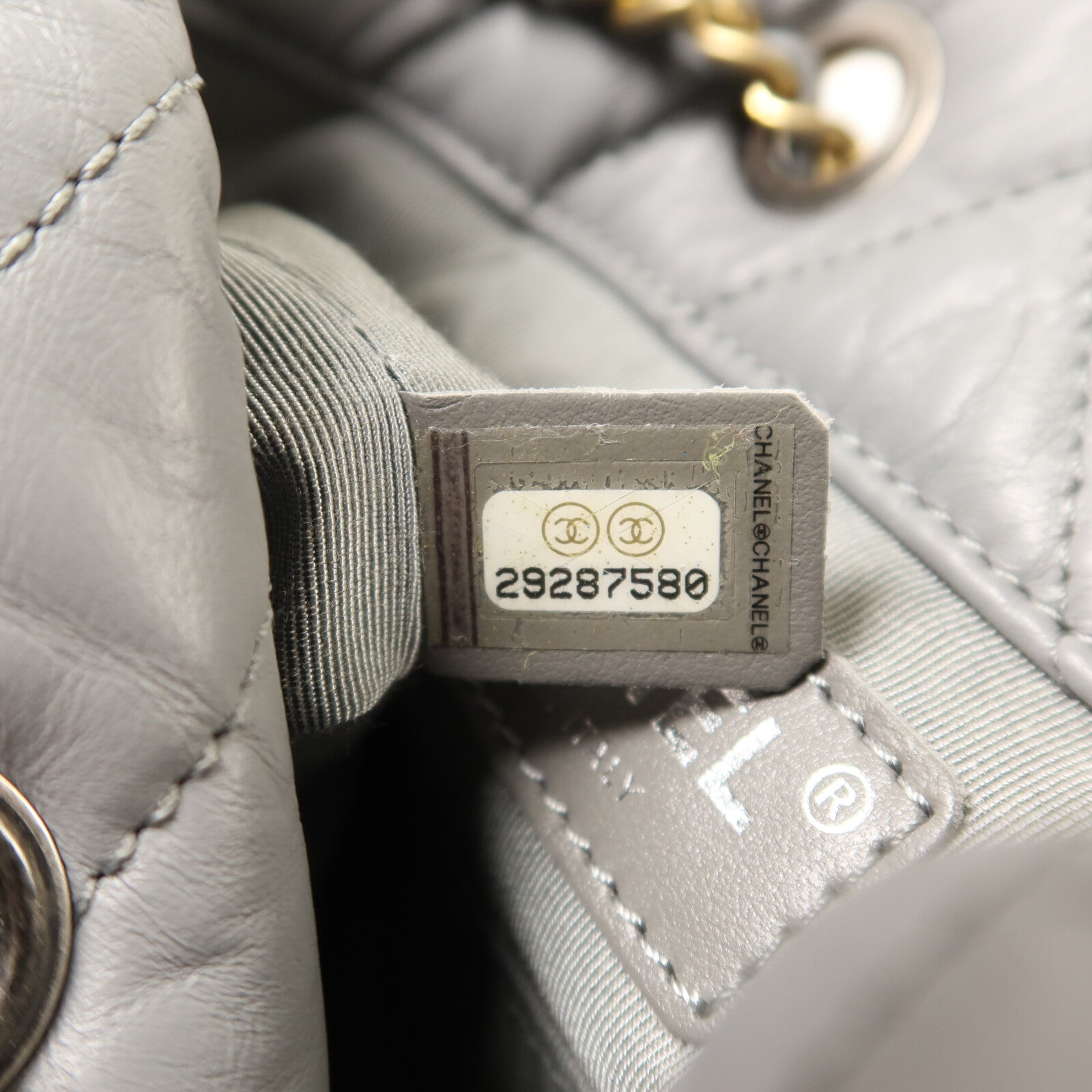 CHANEL 牛皮皮革Gabrielle BackPack鏈帶背包
