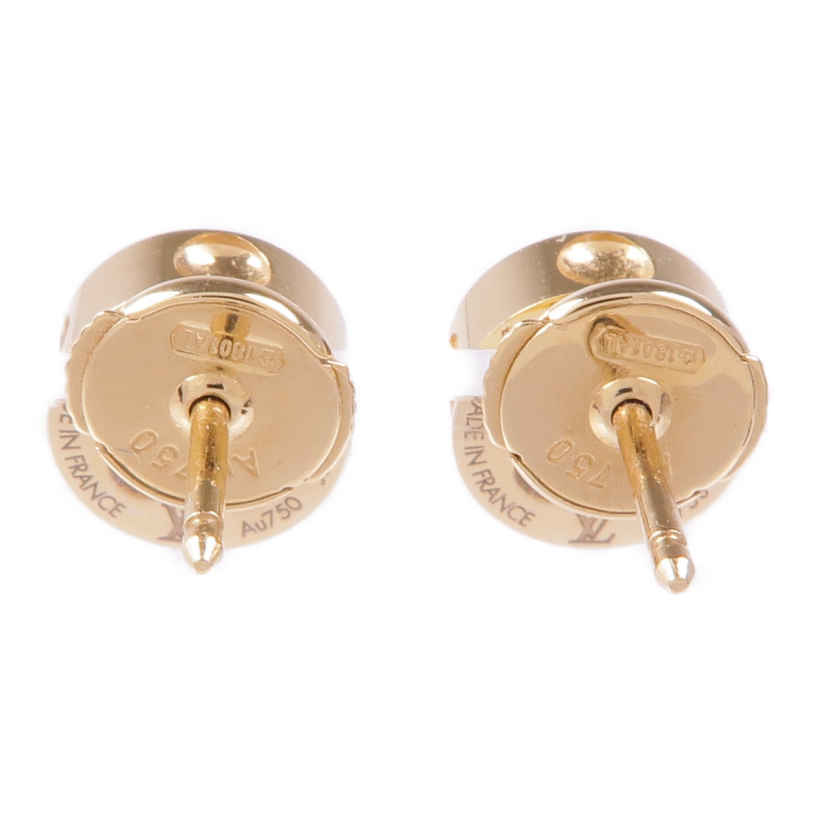 LOUIS VUITTON 18K黃金Empreinte Ear Studs耳環