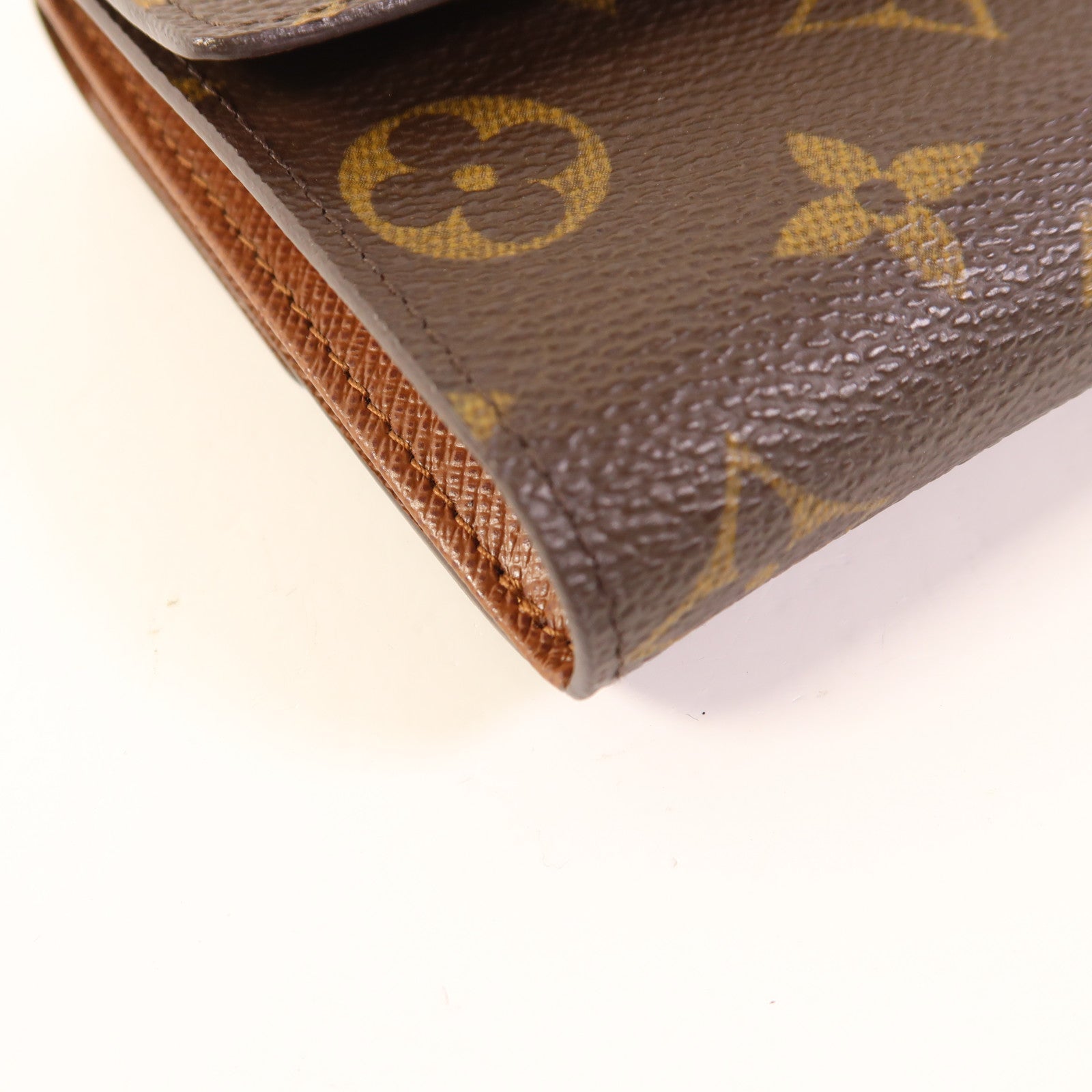 LOUIS VUITTON Monogram Portefeuille Elise Wallet金扣錢包