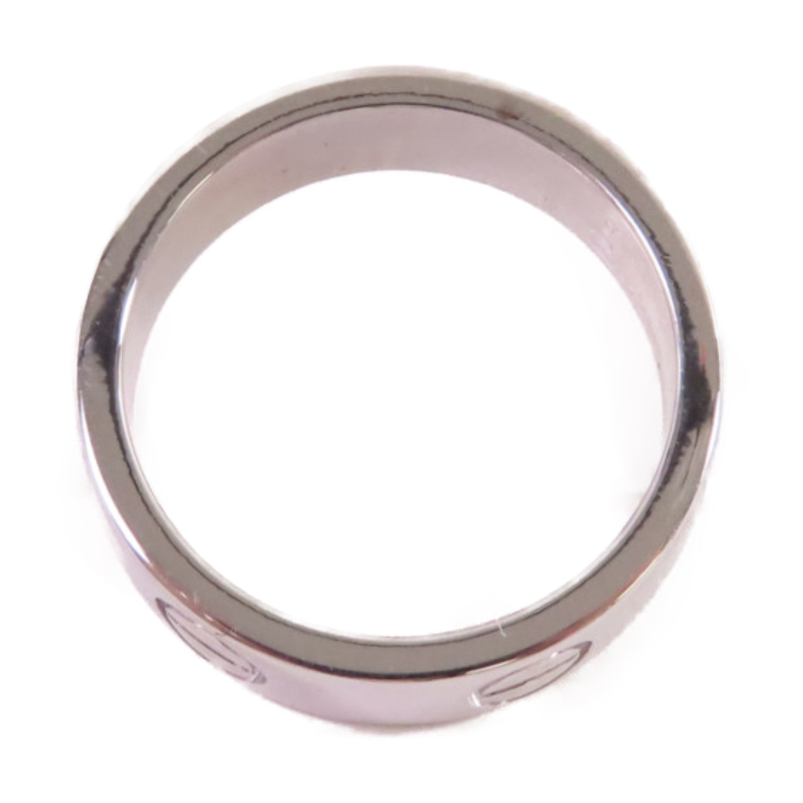 CARTIER 18K白金Love Ring戒指#50/US#5.5