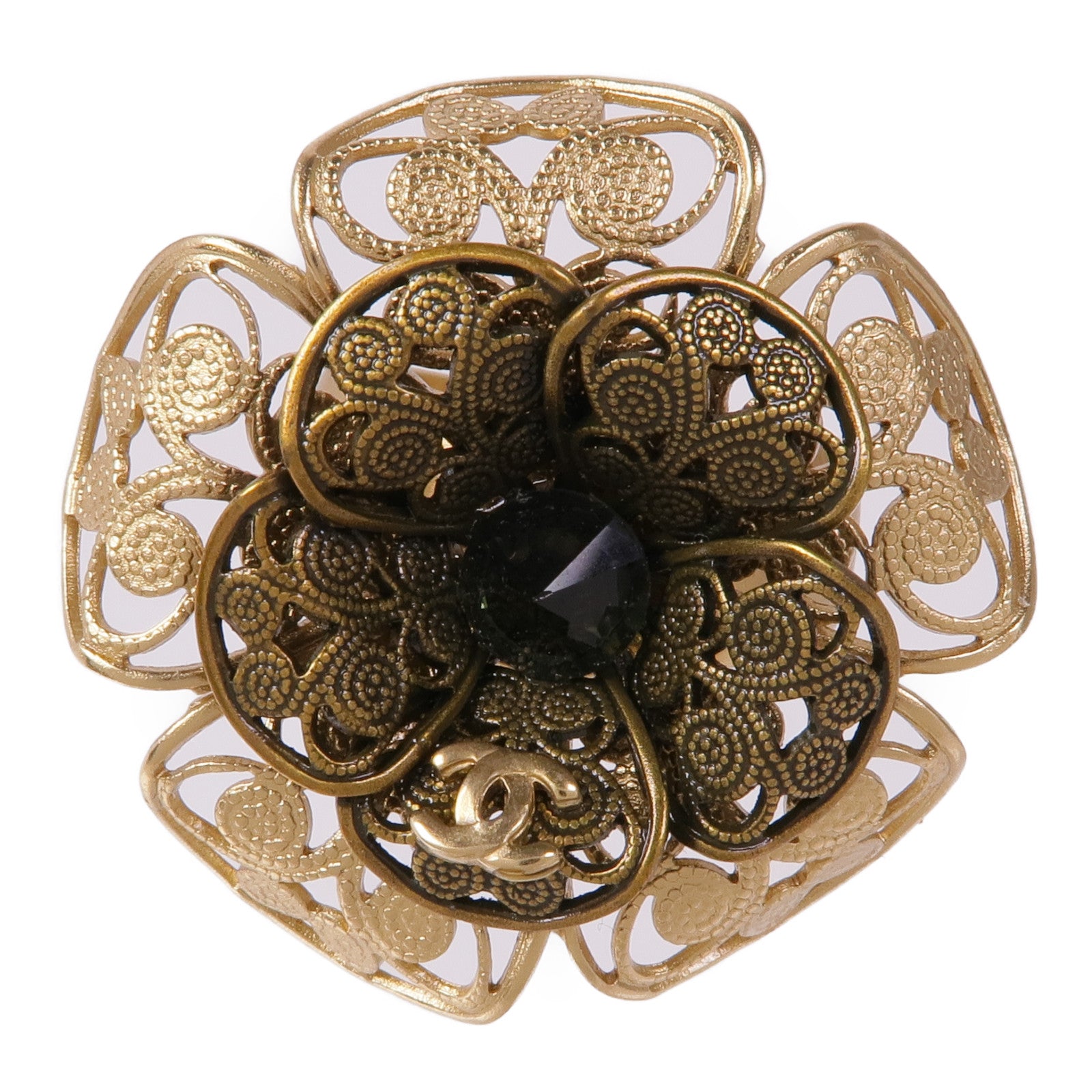 CHANEL 金屬Ring戒指US#6.25