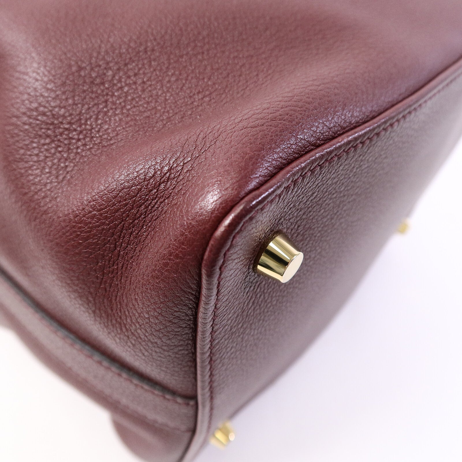 HERMES Evercolor皮革Tool Box 20手挽肩背兩用袋Dark Red