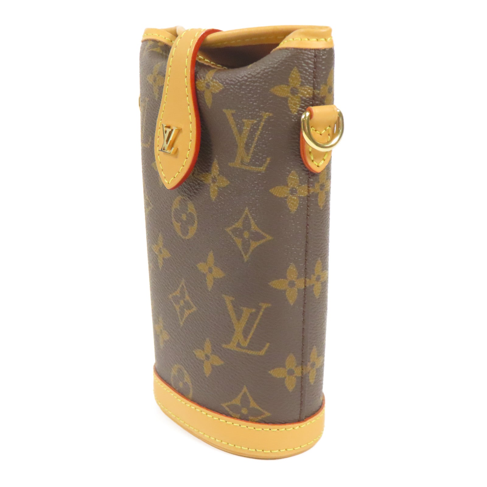 LOUIS VUITTON LV GHW Fold Me Shoulder Bag M80874 Monogram Brown
