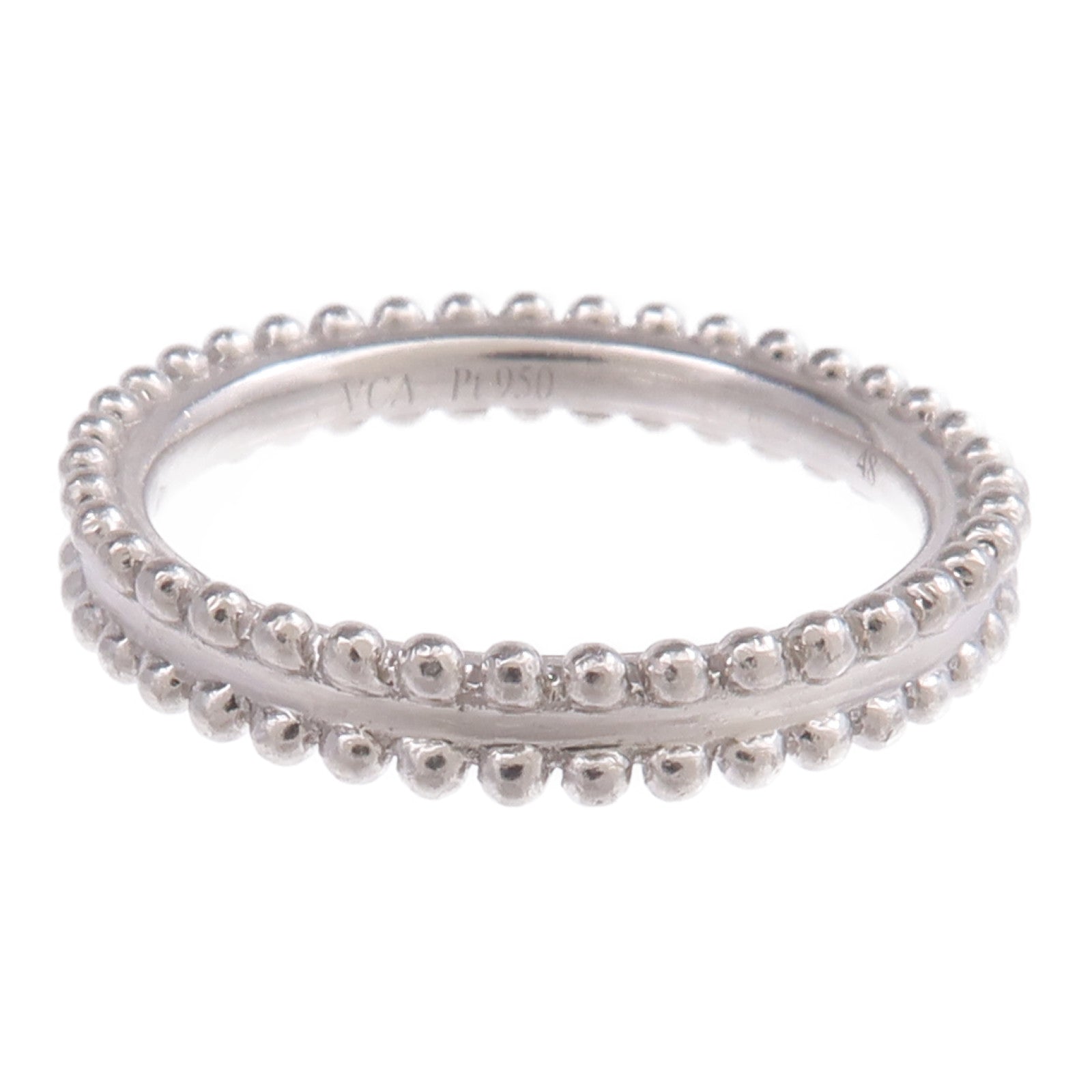 Van Cleef & Arpels PT950鉑金Estelle Ring戒指VCA#48/US#4.5