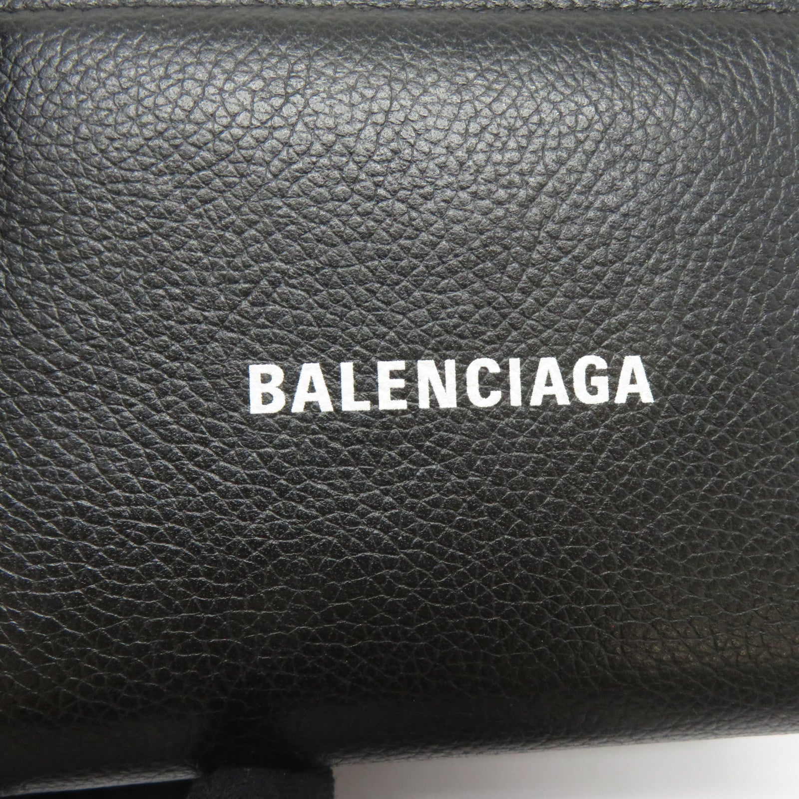 BALENCIAGA 【激減優惠】牛皮皮革Wallet金扣錢包黑色