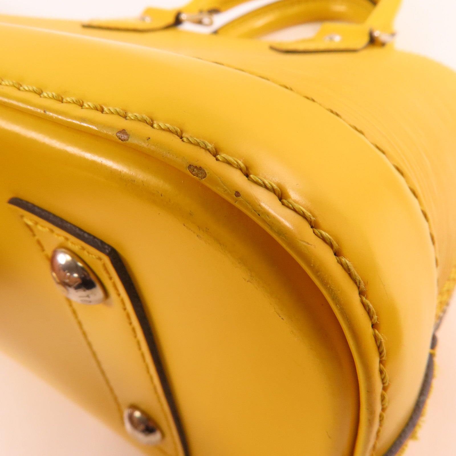 LOUIS VUITTON Epi Alma BB銀扣手挽肩背兩用袋