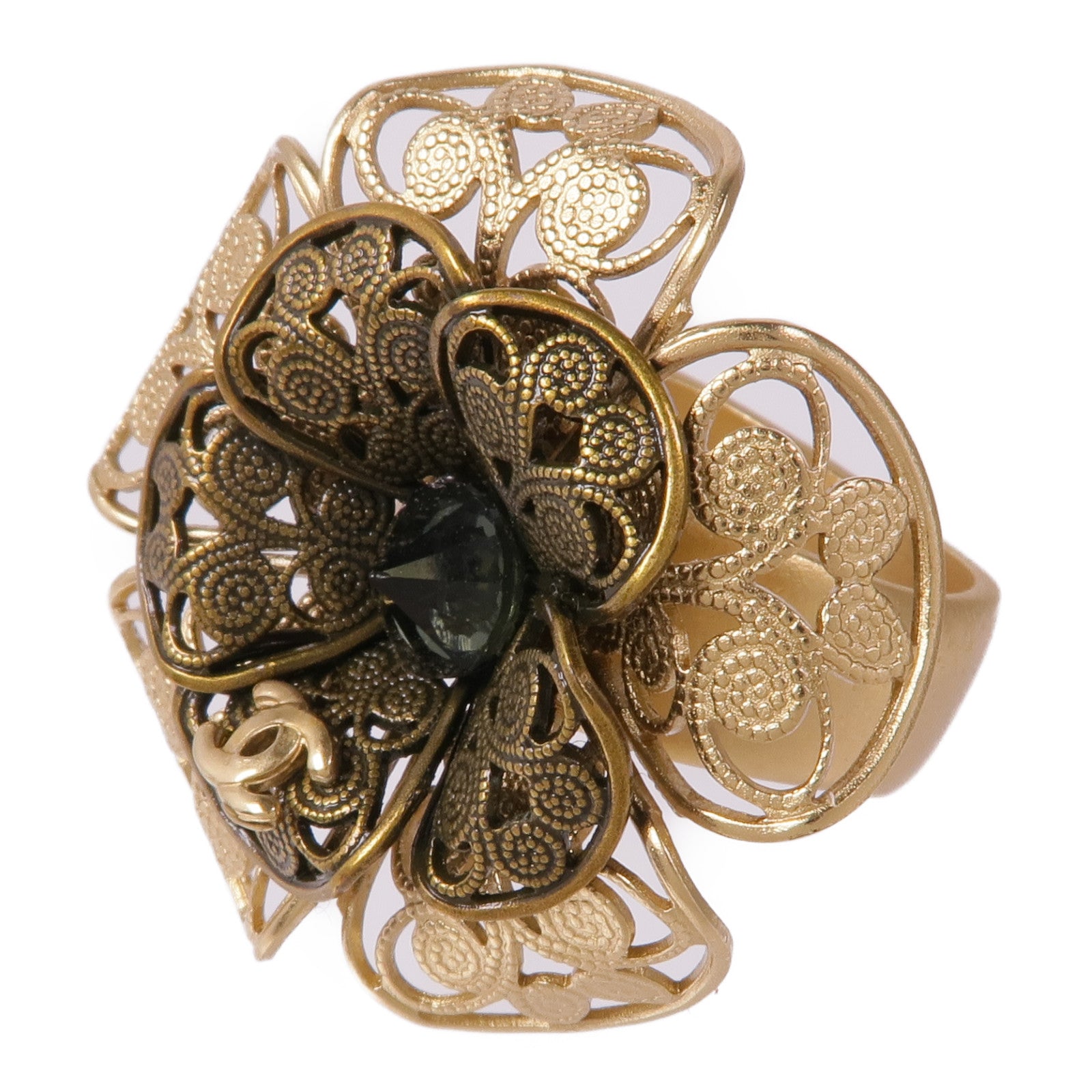 CHANEL 金屬Ring戒指US#6.25