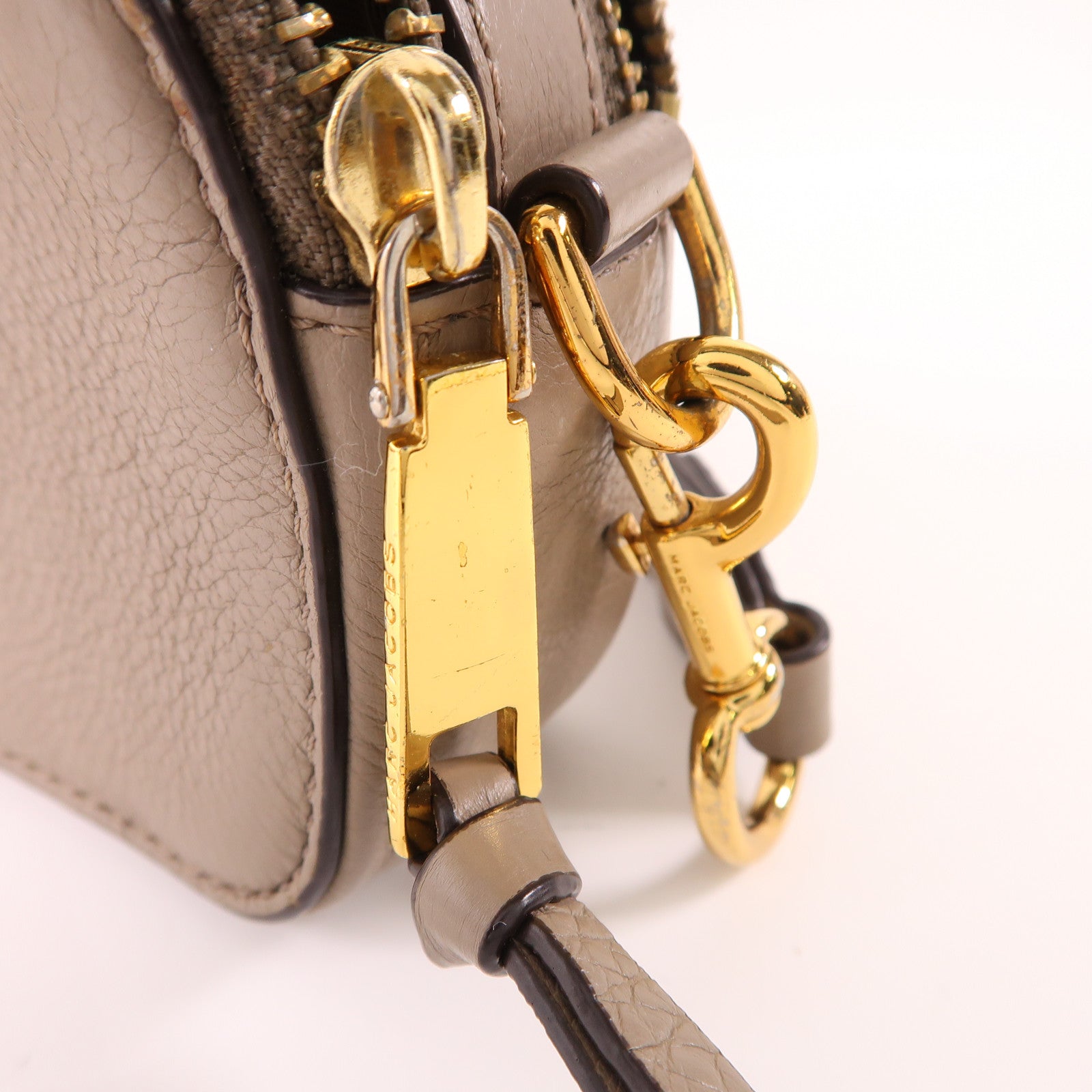 MARC JACOBS 牛皮皮革Shoulder Bag金扣肩背袋