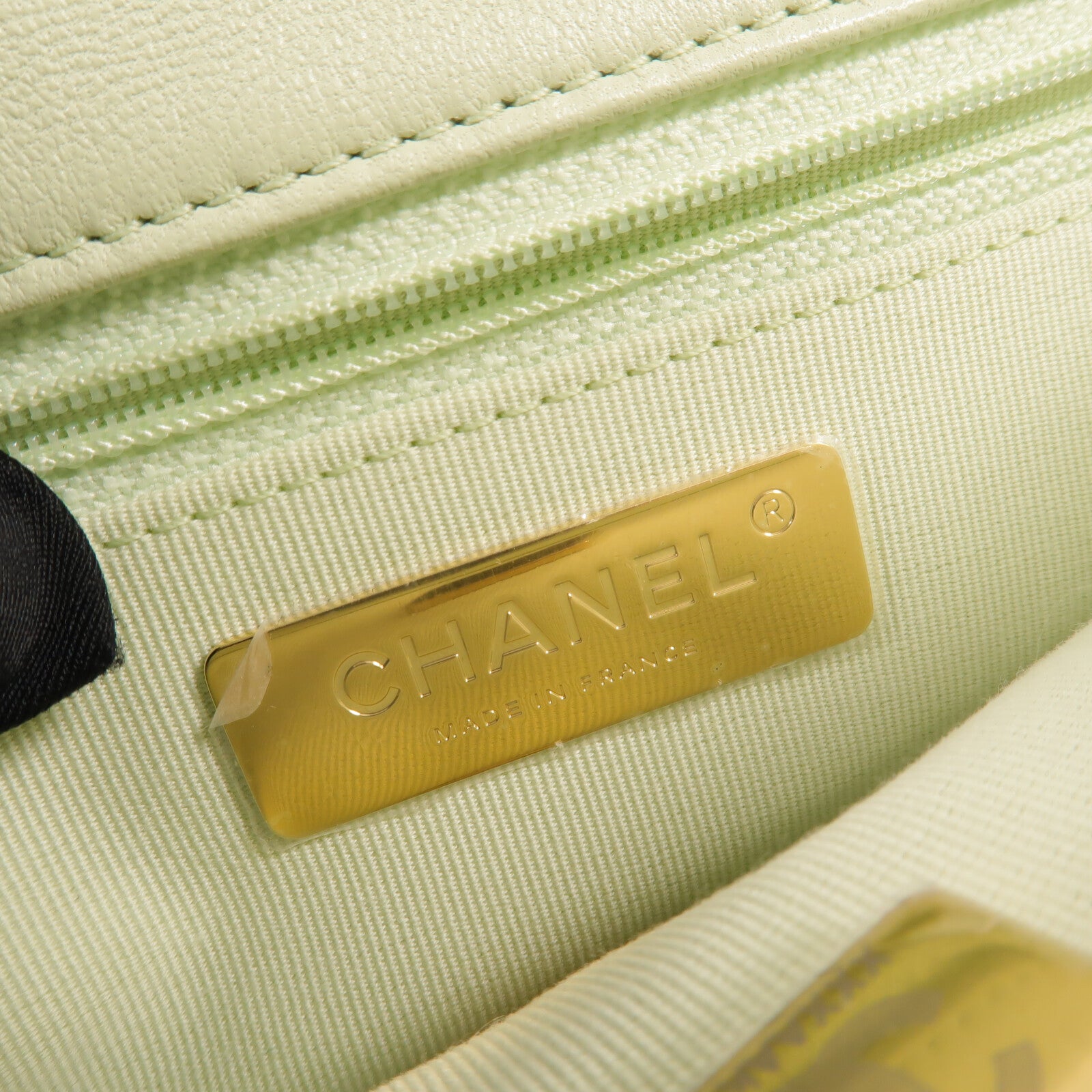 CHANEL 羊皮皮革C19 Small鏈帶手挽肩背兩用袋