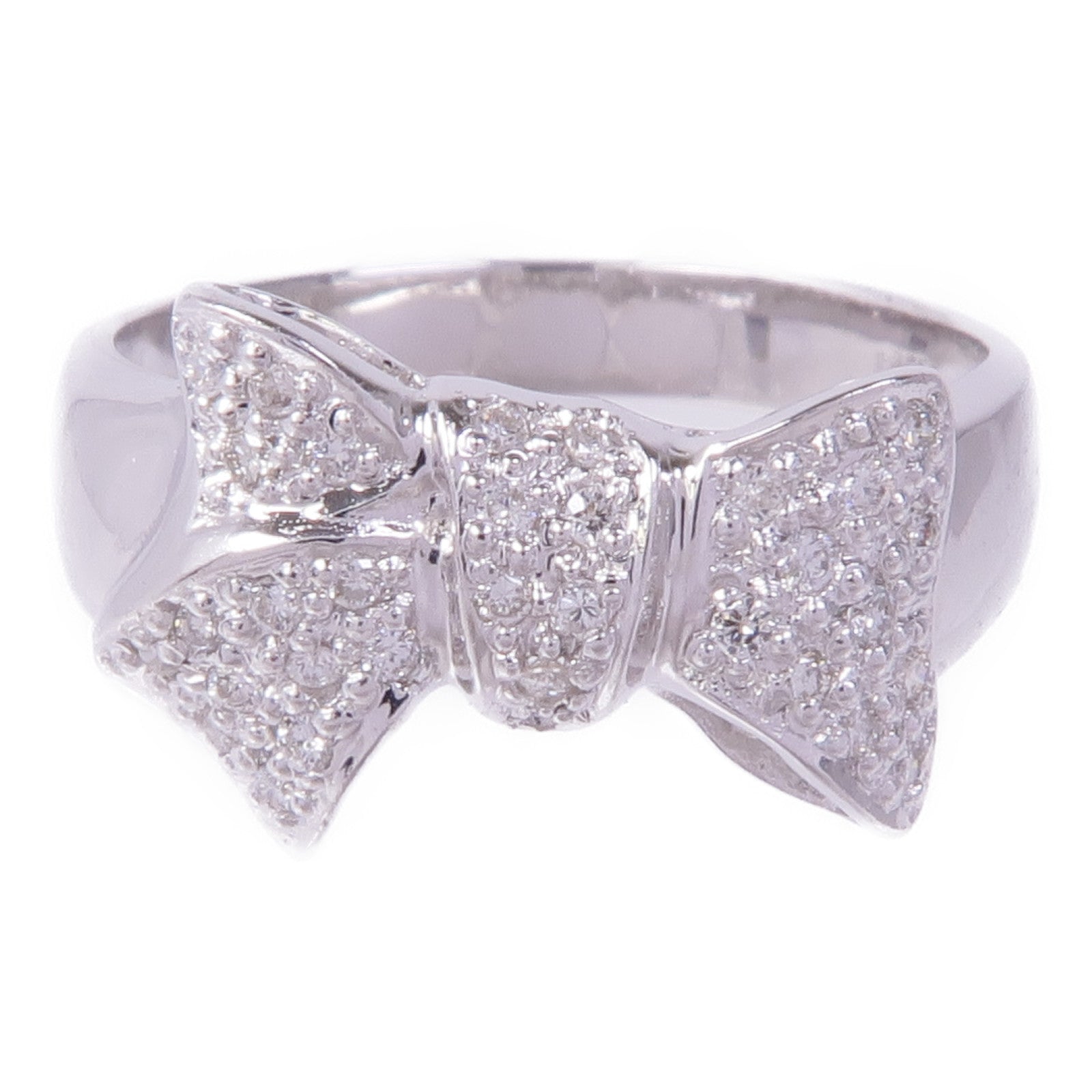 JEWELRY 【激減優惠】18K白金Diamond Ring鑽石戒指US#5.75