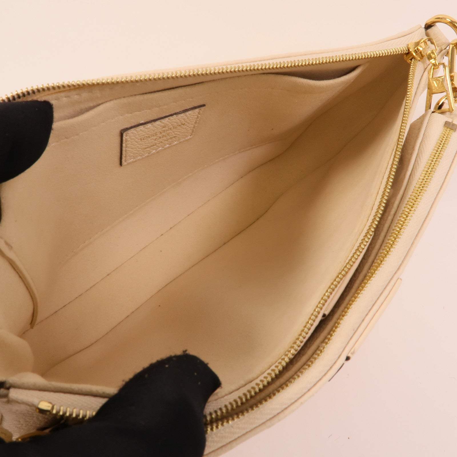 LOUIS VUITTON Monogram Empreinte Multi Pochette Accessoires手挽肩背兩用袋