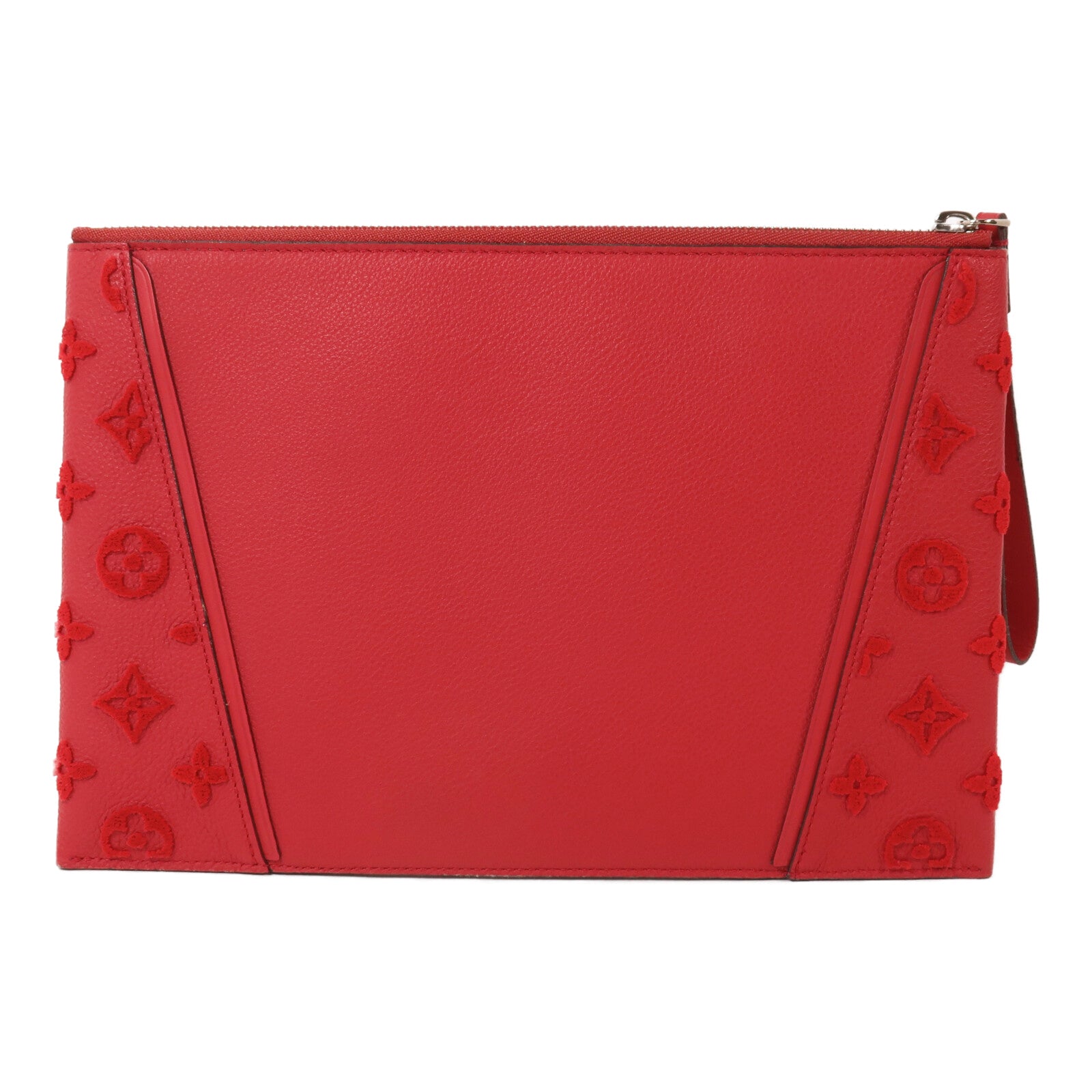 LOUIS VUITTON Monogram Veau Cachemire W Pochette Pouch