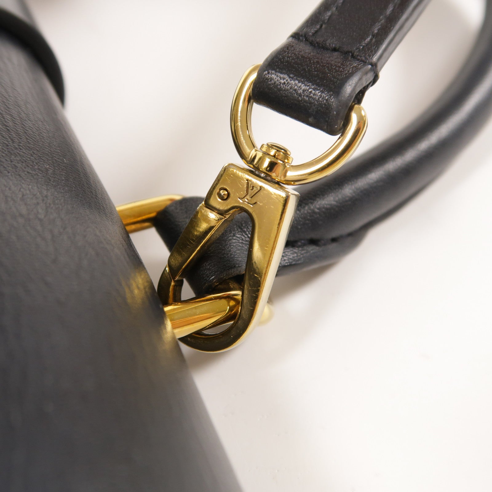 LOUIS VUITTON LV GHW Locky BB 2 Way Shoulder Handbag M44141 Monogram Brown/Black