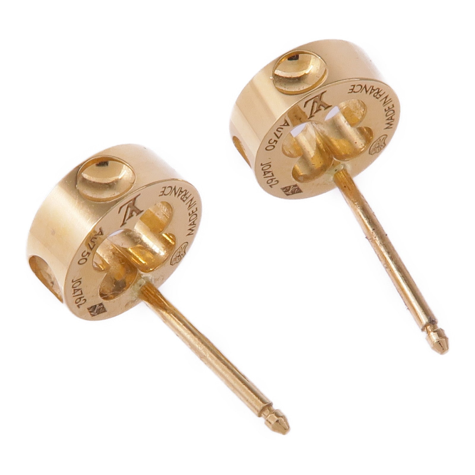 LOUIS VUITTON 18K黃金Empreinte Ear Studs耳環