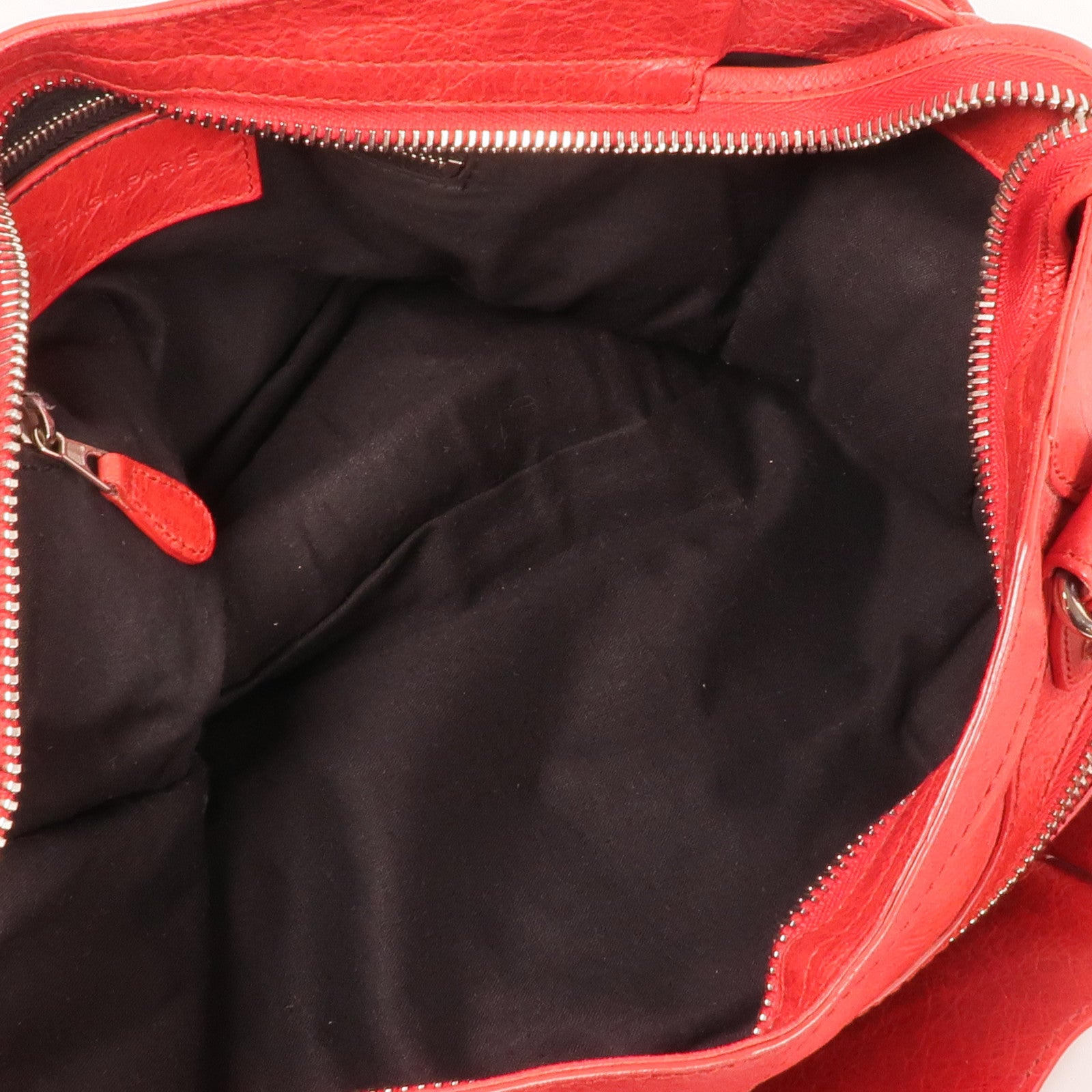 BALENCIAGA 牛皮皮革Giant City Bag銀扣手挽肩背兩用袋
